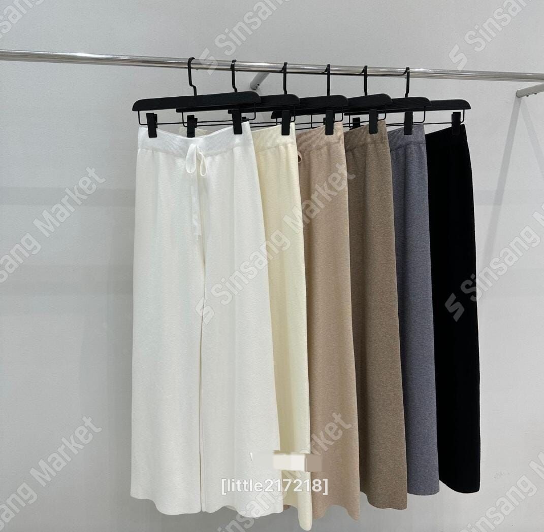 WE5314 百搭寬腿休閒長褲