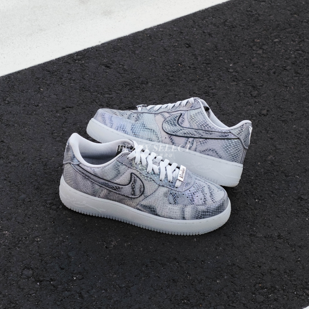 【逢甲FUZZY】Kobe Bryant x Nike Air Force 1 "Lenticular"  液態銀 銀蛇 蛇麟 II3925-400