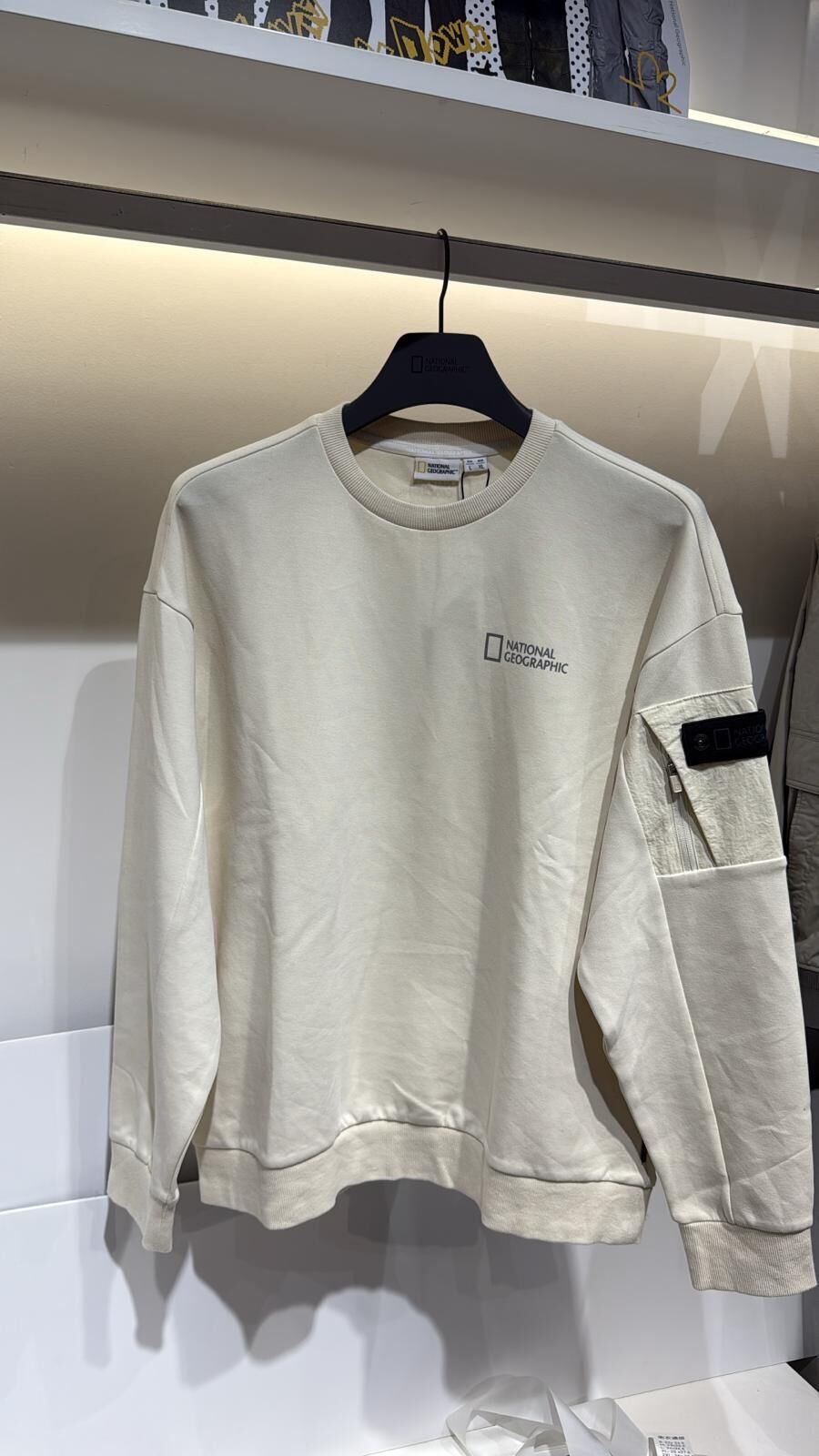 SF016 National Geographic 長袖上衣 N233USW210 米色  (921)