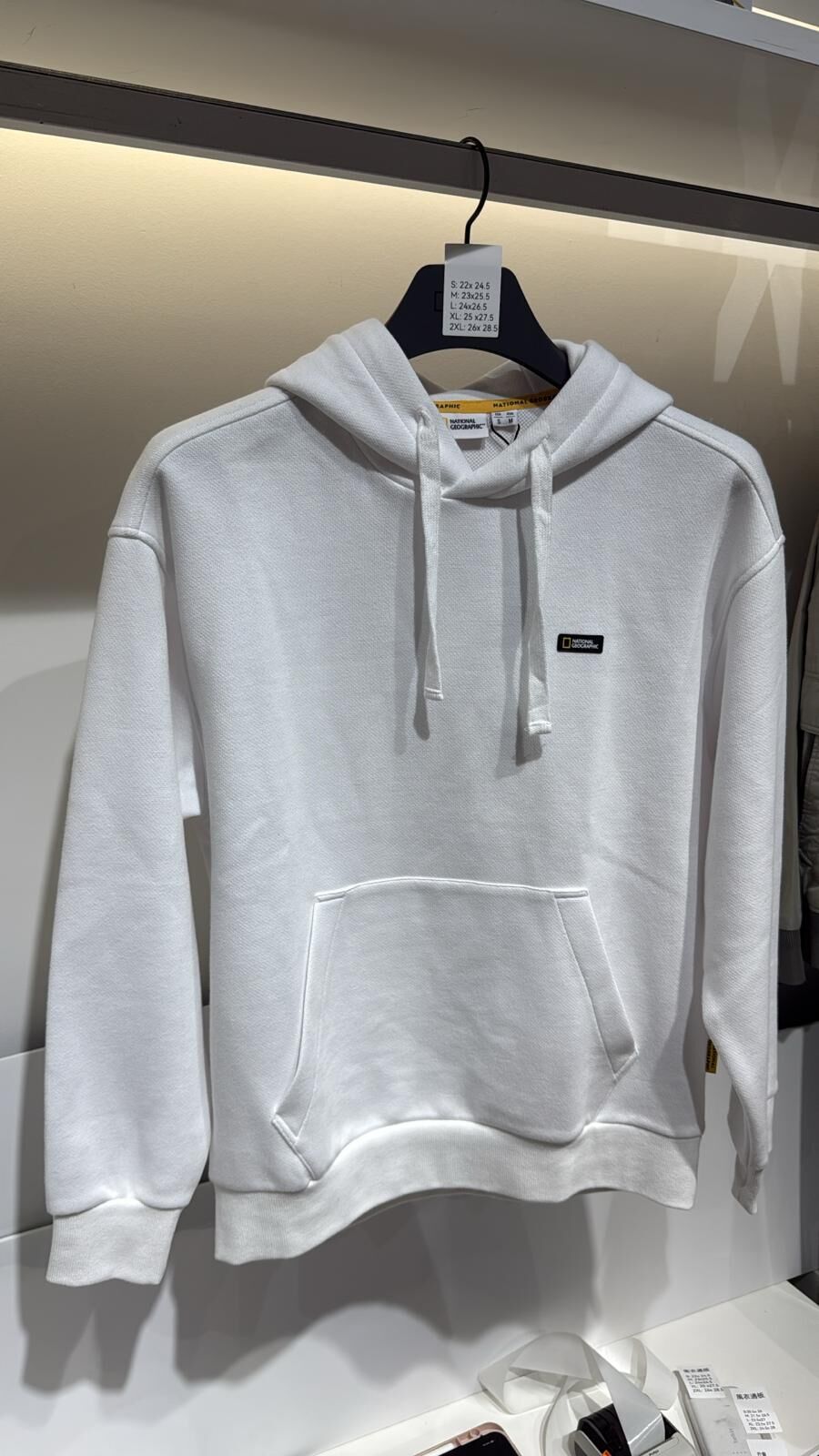SF002 National Geographic 連帽衛衣 N233UHD030 白色(010)