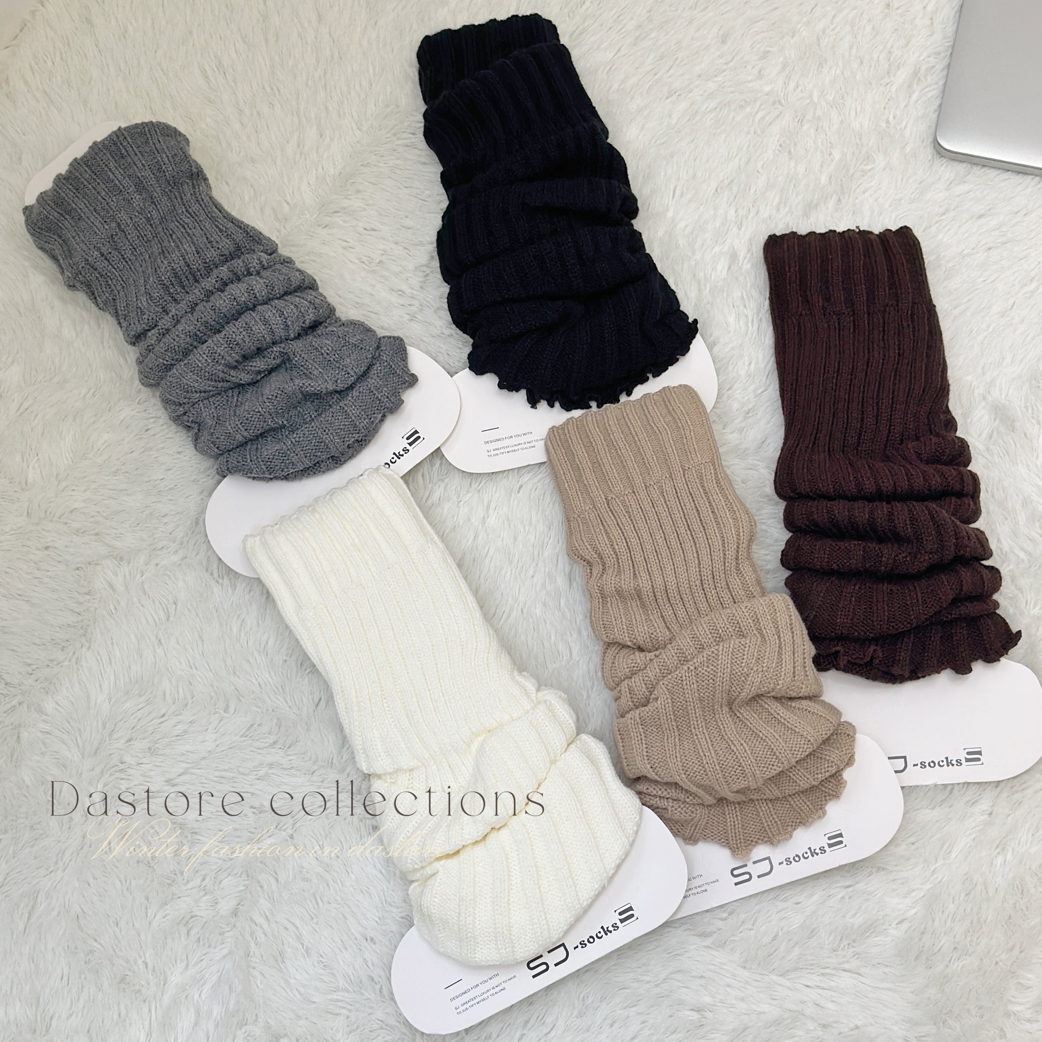 軟Q針織泡泡襪套