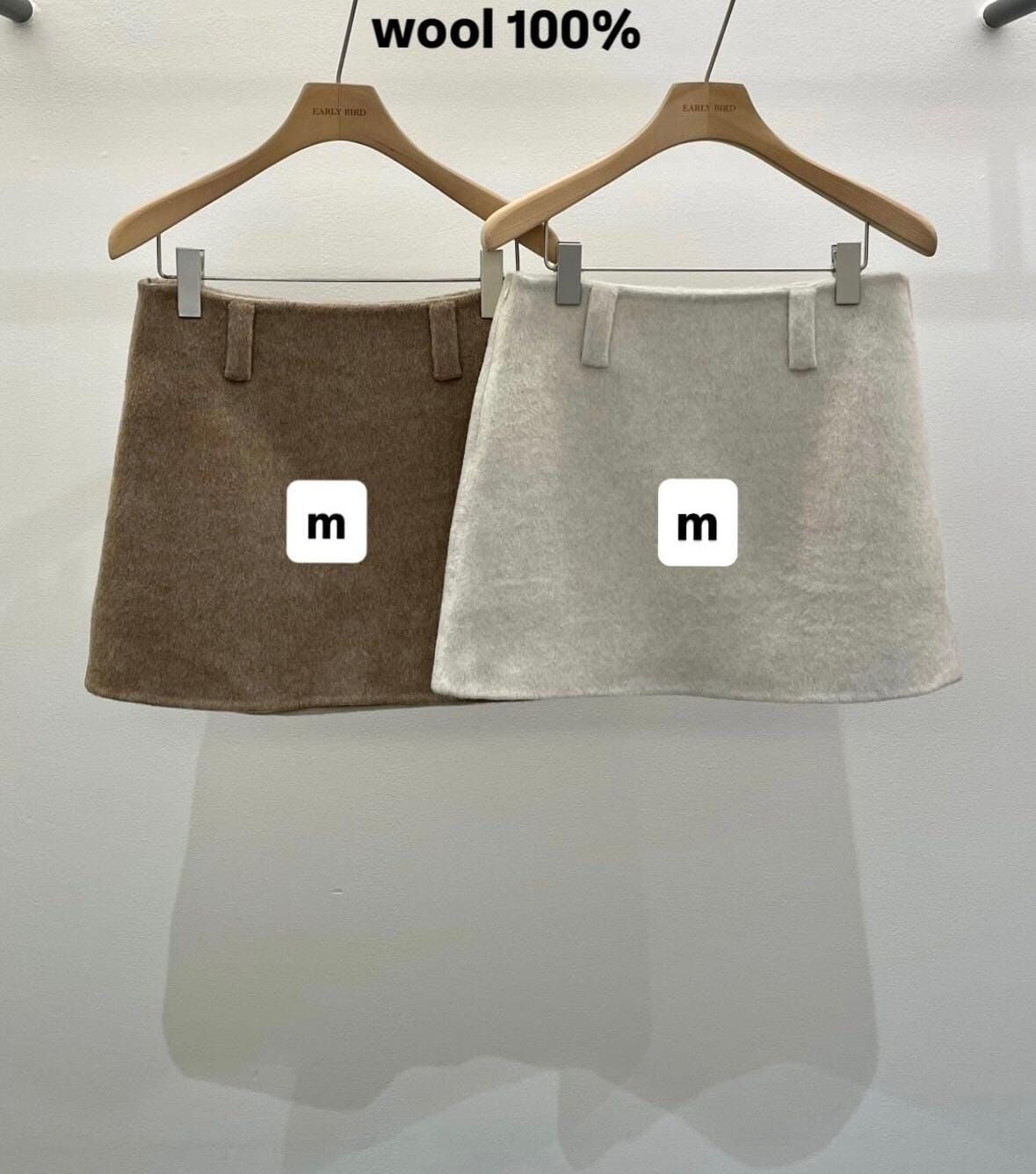 OB5212 古著款刷毛感短裙(S/M)