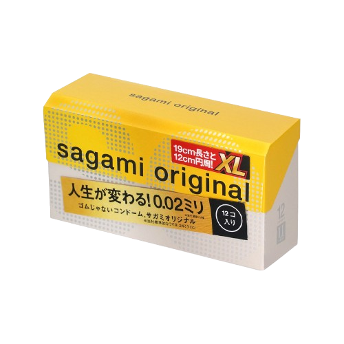 Sagami original 0.02 XL 12 piece PU condoms x 3 Boxes