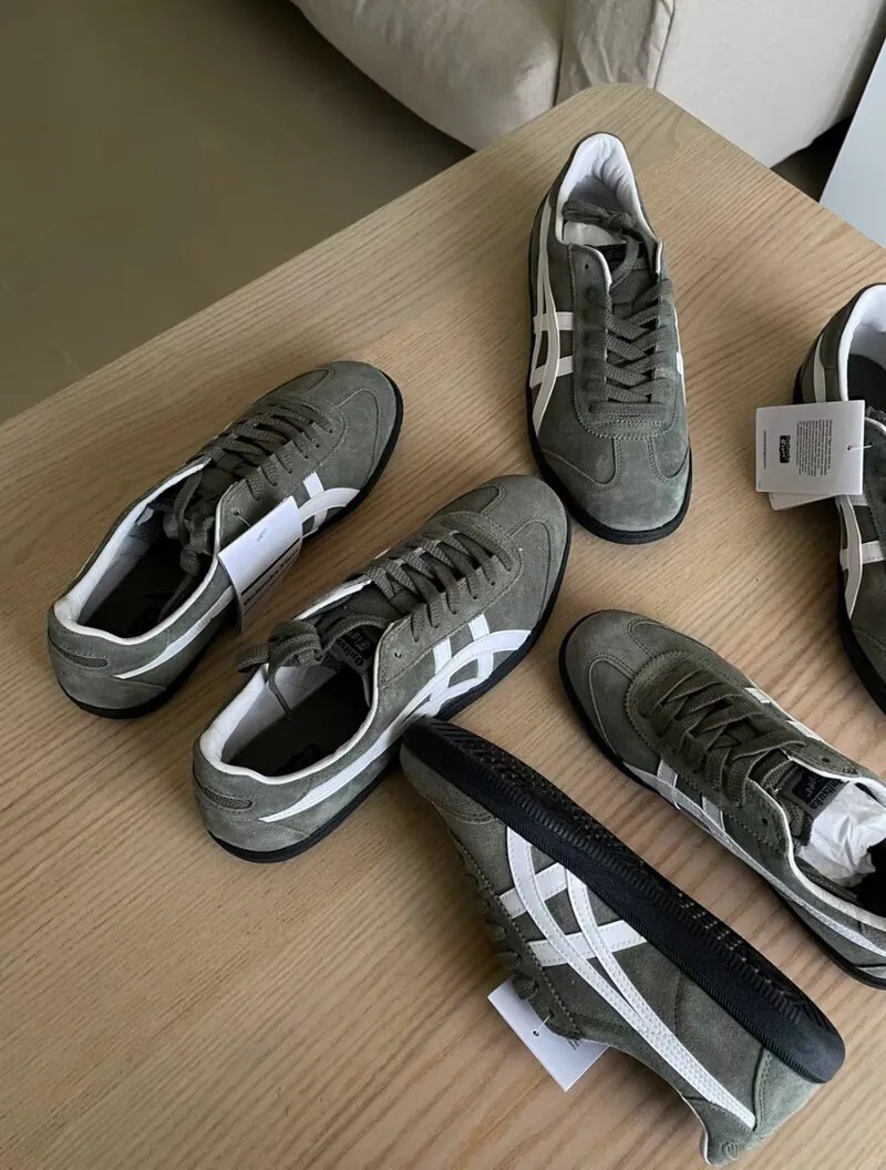 Onitsuka Tiger Tokuten 鬼塚虎 德訓鞋 墨綠色 軍綠 橄欖灰 女鞋