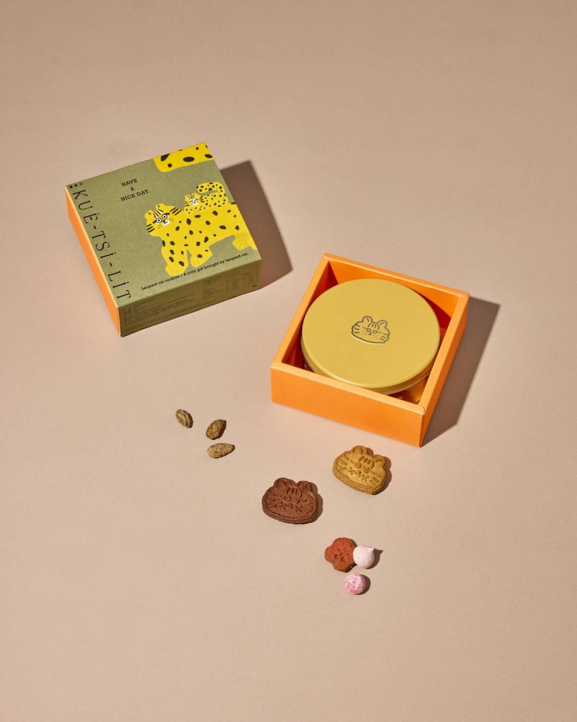 [4盒團購] 石虎鐵盒餅乾 Leopard Cat Cookies(無提繩式包裝)