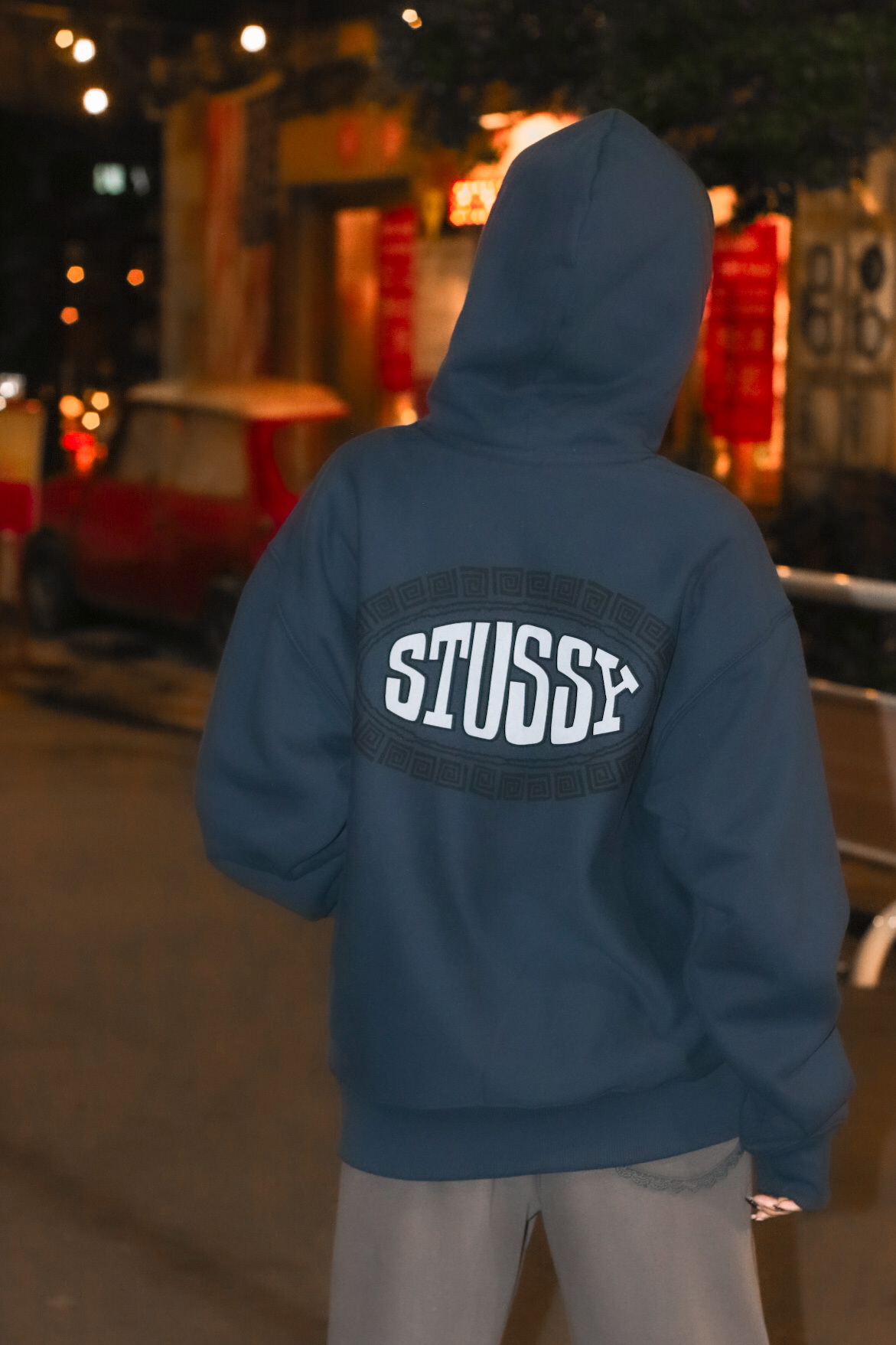 ☆ETW☆【EASY TO WEAR】STUSSY TILE OVAL HOODIE 秋冬 帽T 連帽 長袖 字體