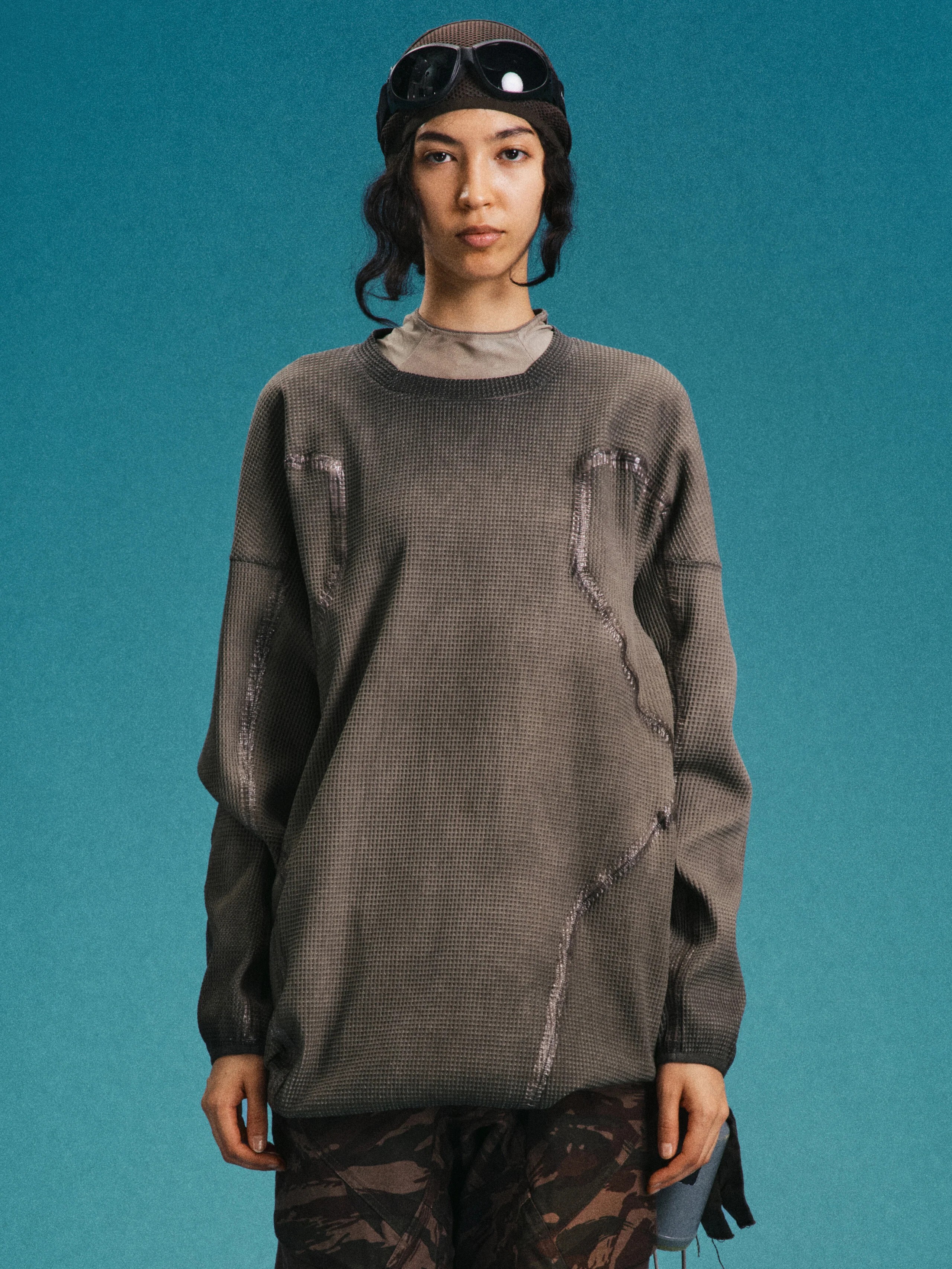 【Focus Store】現貨 Hamcus FW25 DUSZEN LPU / Radiation Mine Department Pullover 密封外縫套頭衫 SM01125-1(WS)