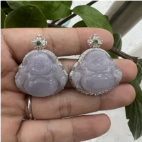 1218GZ180-翡翠GZ-18K金鑲翡翠佛公（C180）