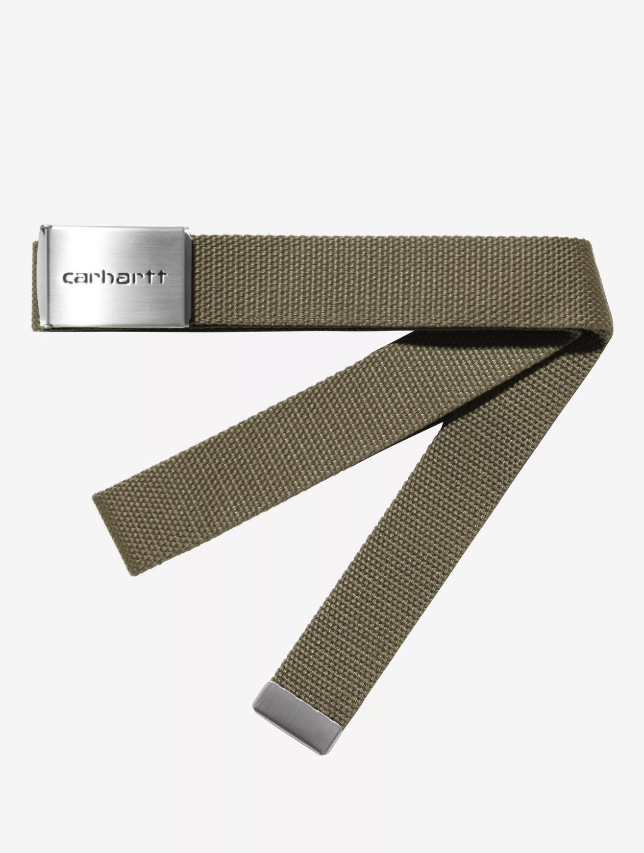 Carhartt WIP Clip Belt Chrome- Olive