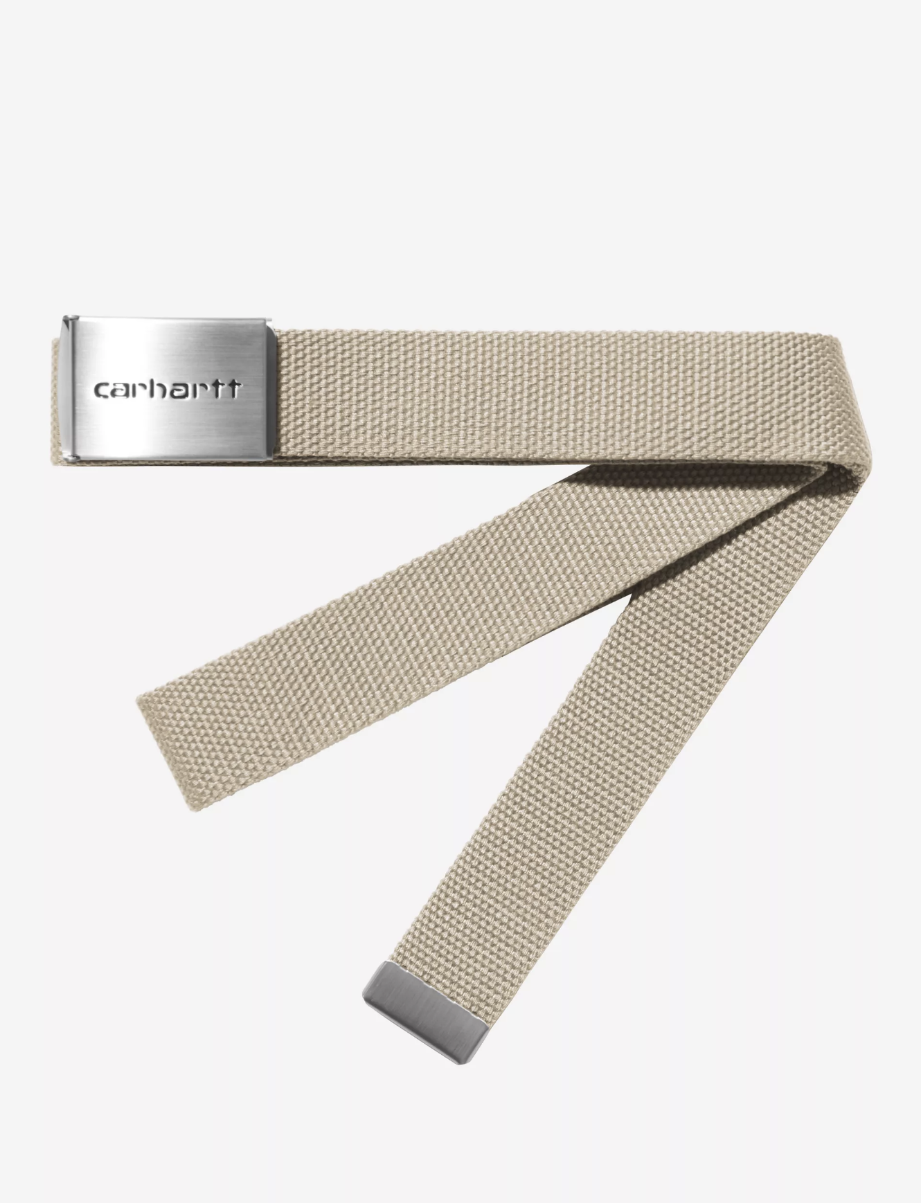 Carhartt WIP Clip Belt Chrome- Khaki