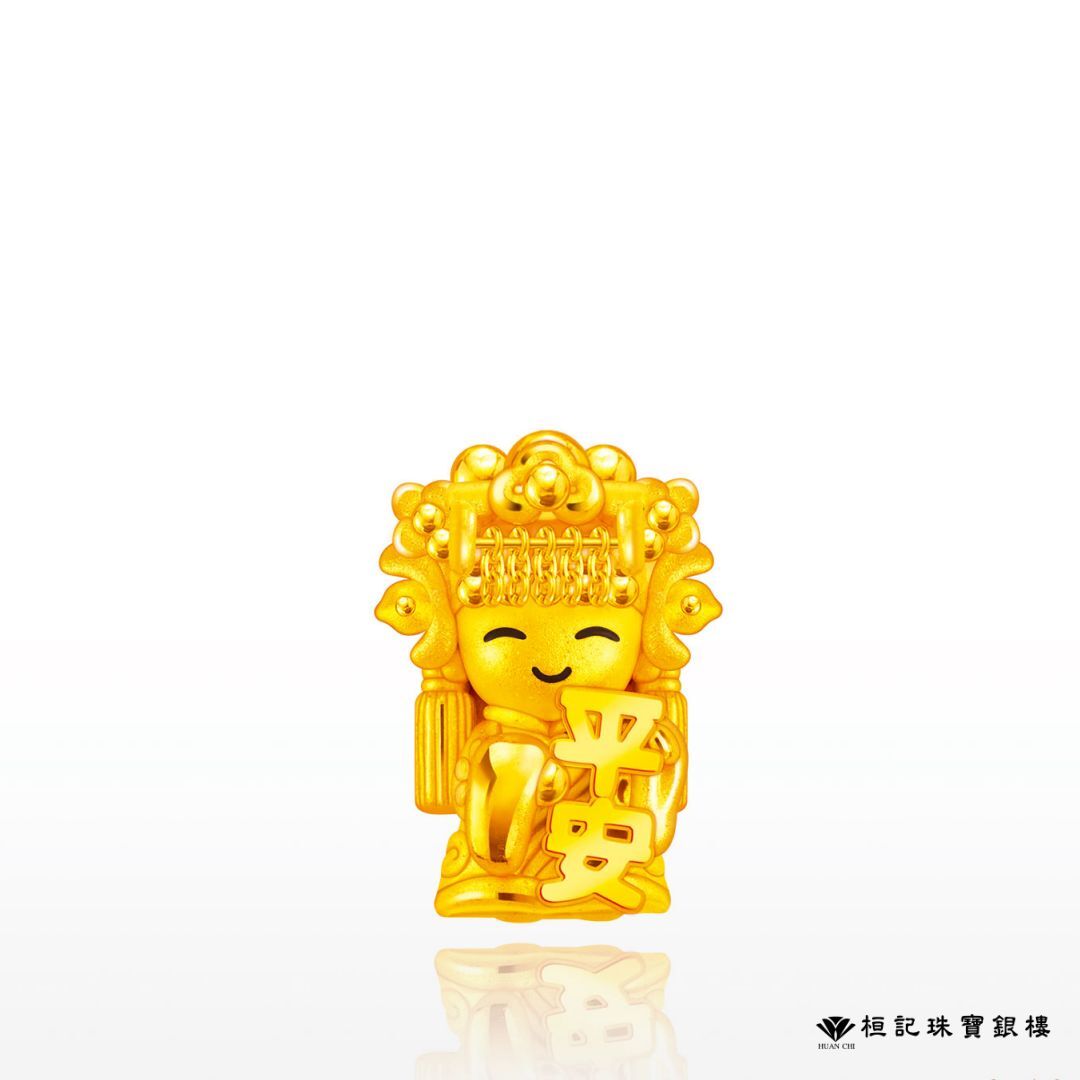 白沙屯媽祖 保平安媽祖 黃金擺件