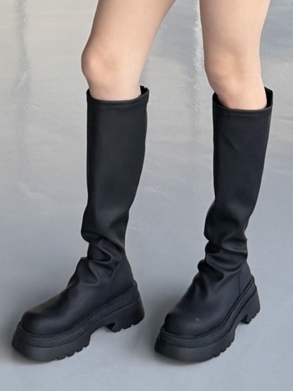 不過膝堆堆靴
