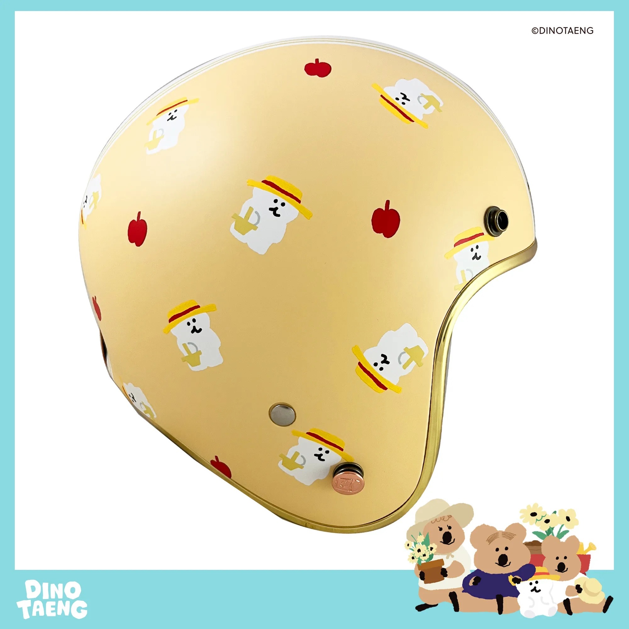 NIKKO N401 #46 DINOTAENG  BOBO碎花蘋果 霧面奶黃