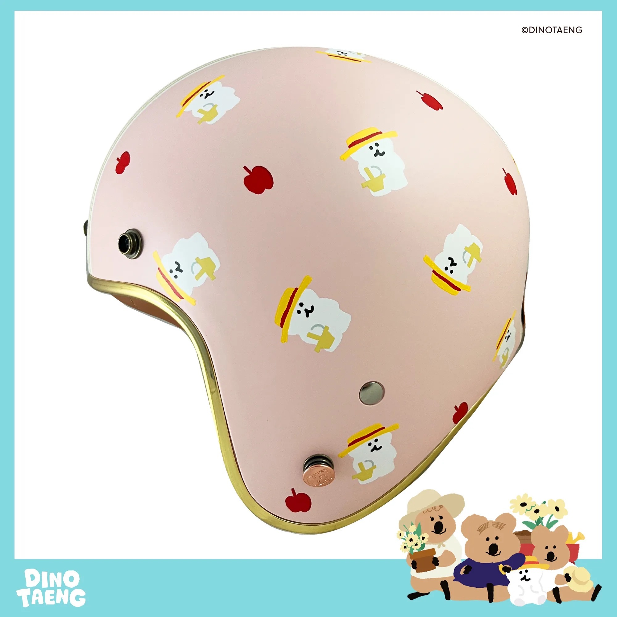 NIKKO N401 #46 DINOTAENG BOBO碎花蘋果 霧面甜露粉