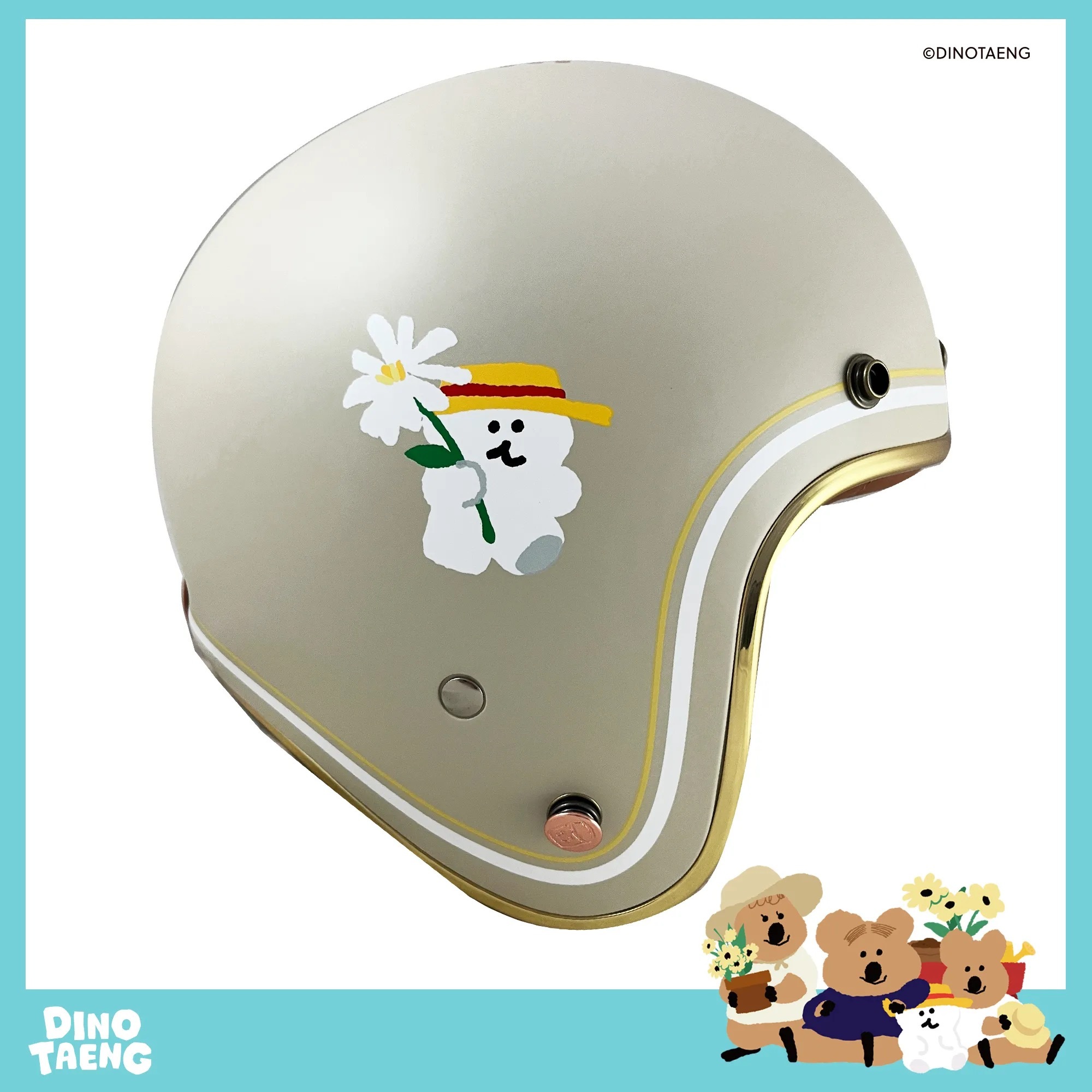 NIKKO N401 #47  DINOTAENG 花園款 霧面山梔花白