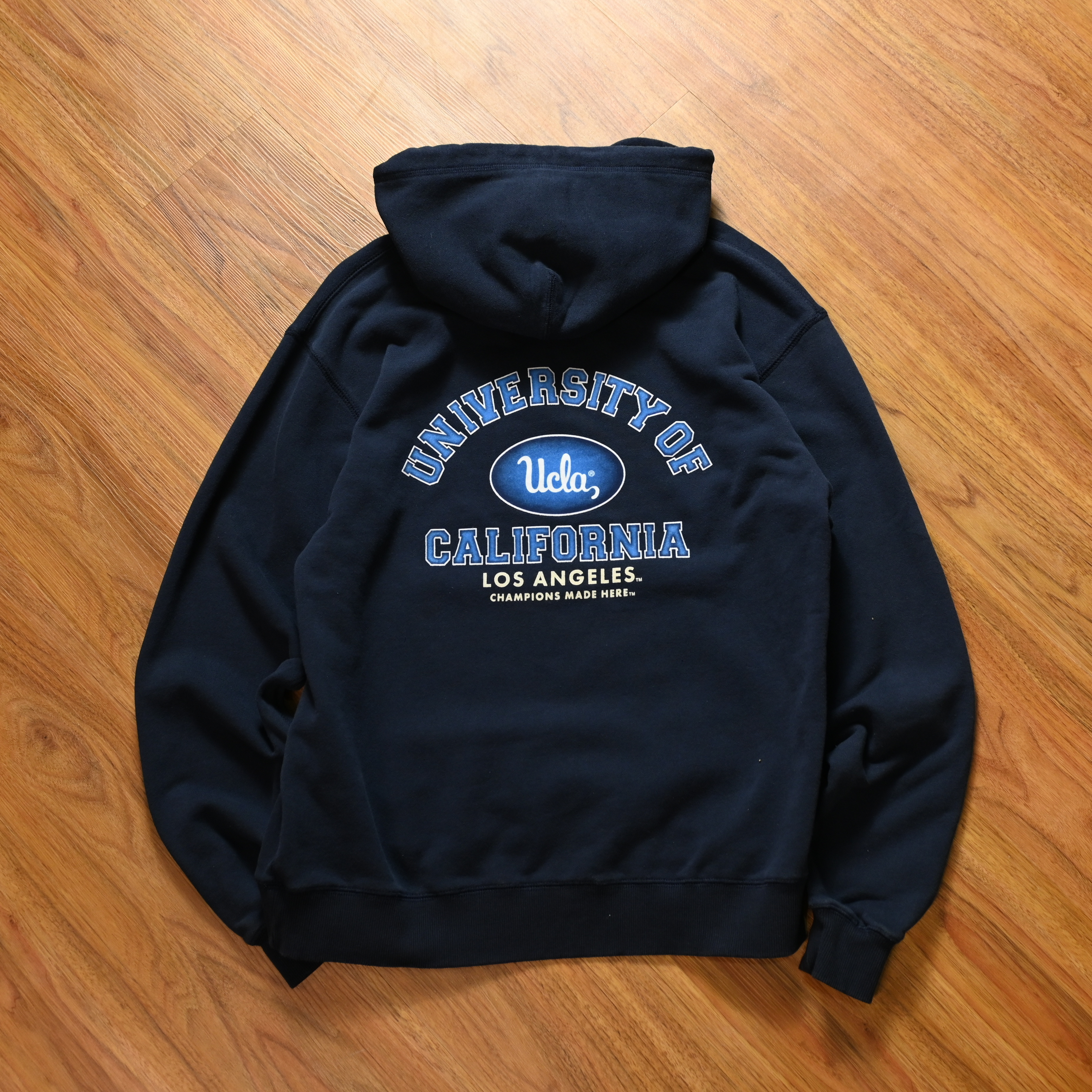 UCLA x Nutmeg Tokyo Electrostatic Flocking College Hoodie