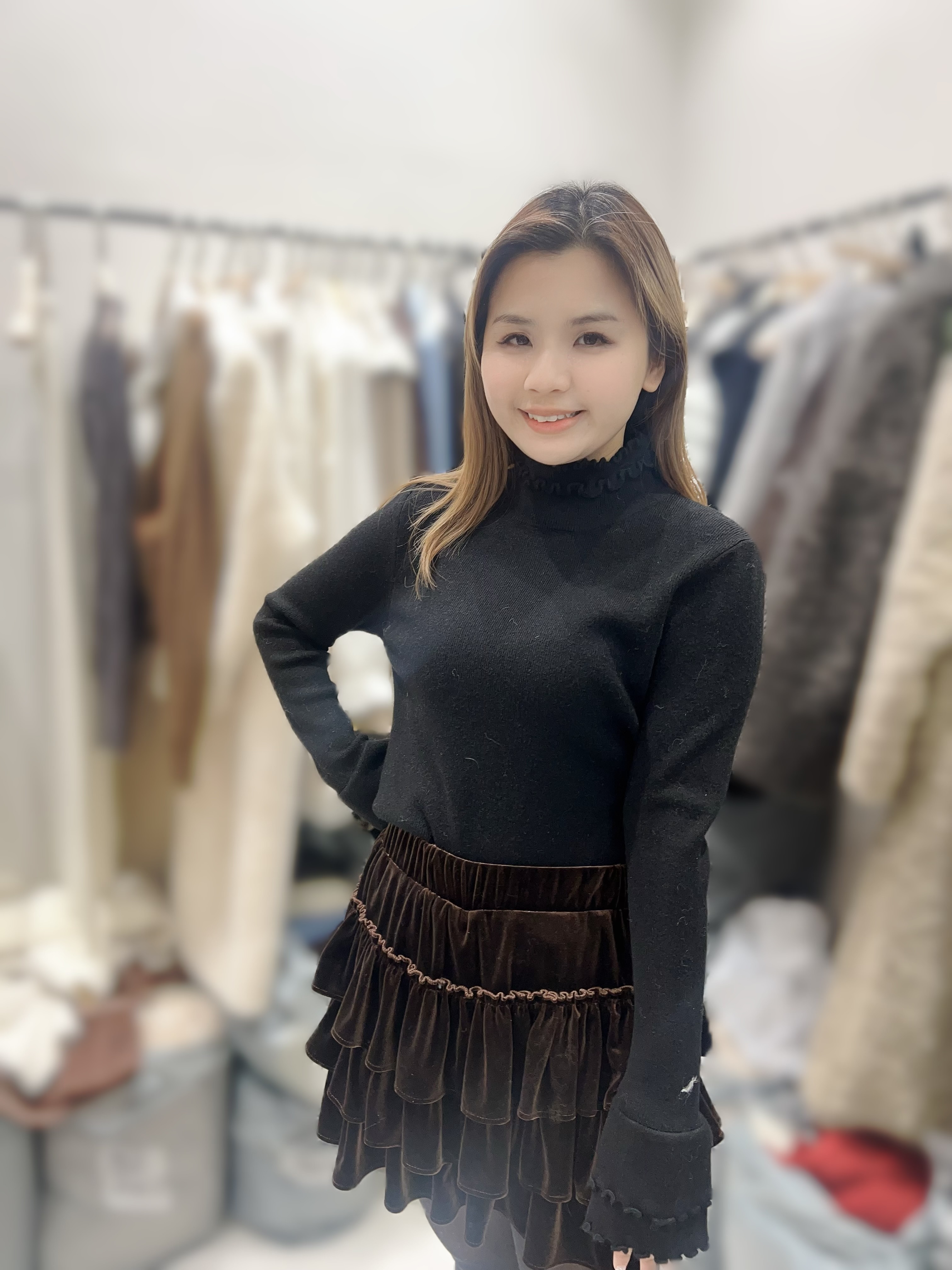 JE35  羊毛高領打底王  胸38 -56  長21  $499  (一口價 )羊毛30%