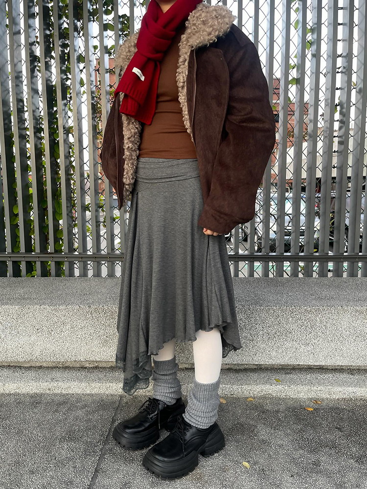 不規則蕾絲裙(in stock)