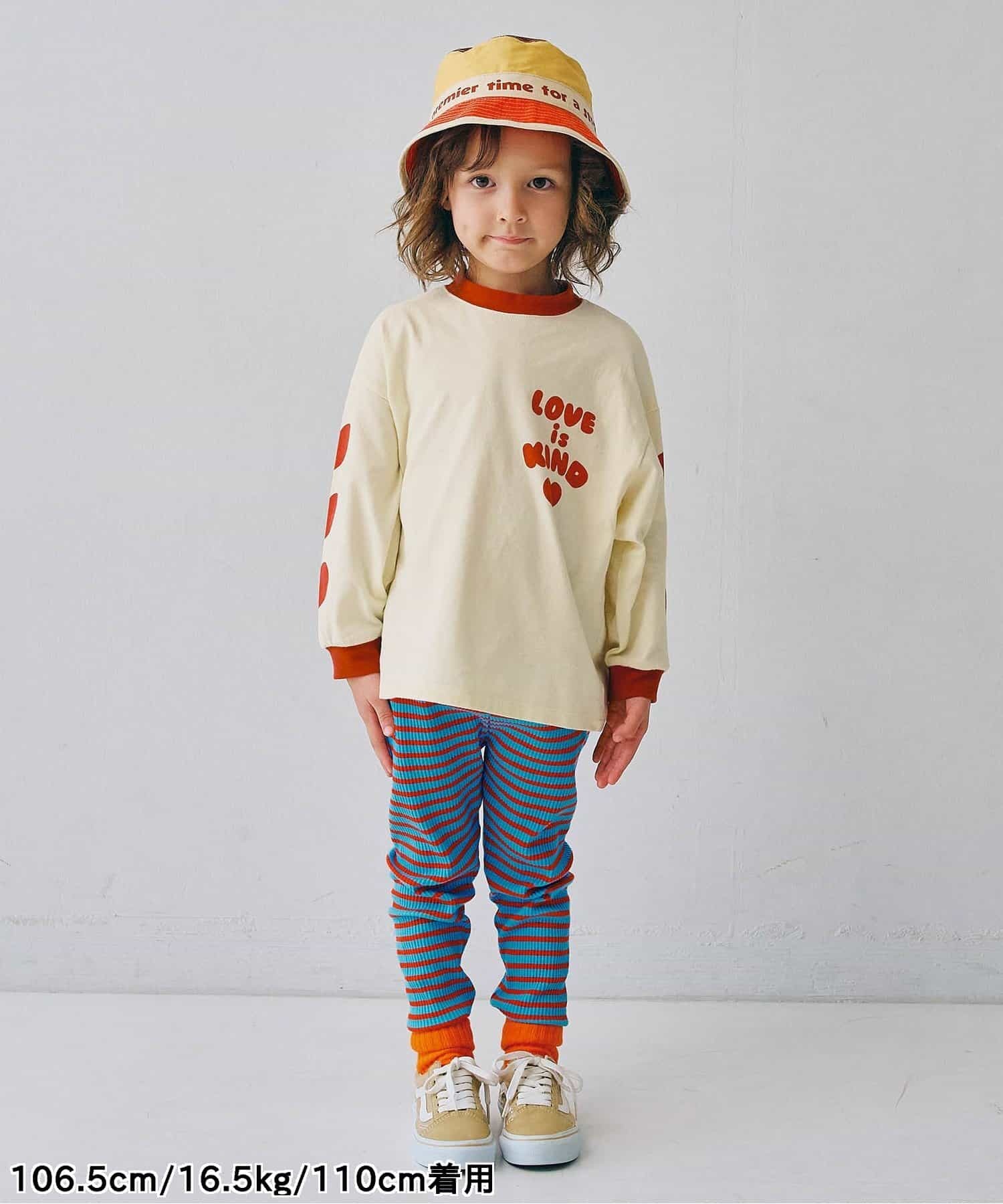 日本 p.premier 愛心 純棉長袖上衣 (象牙白，110 ) P106016