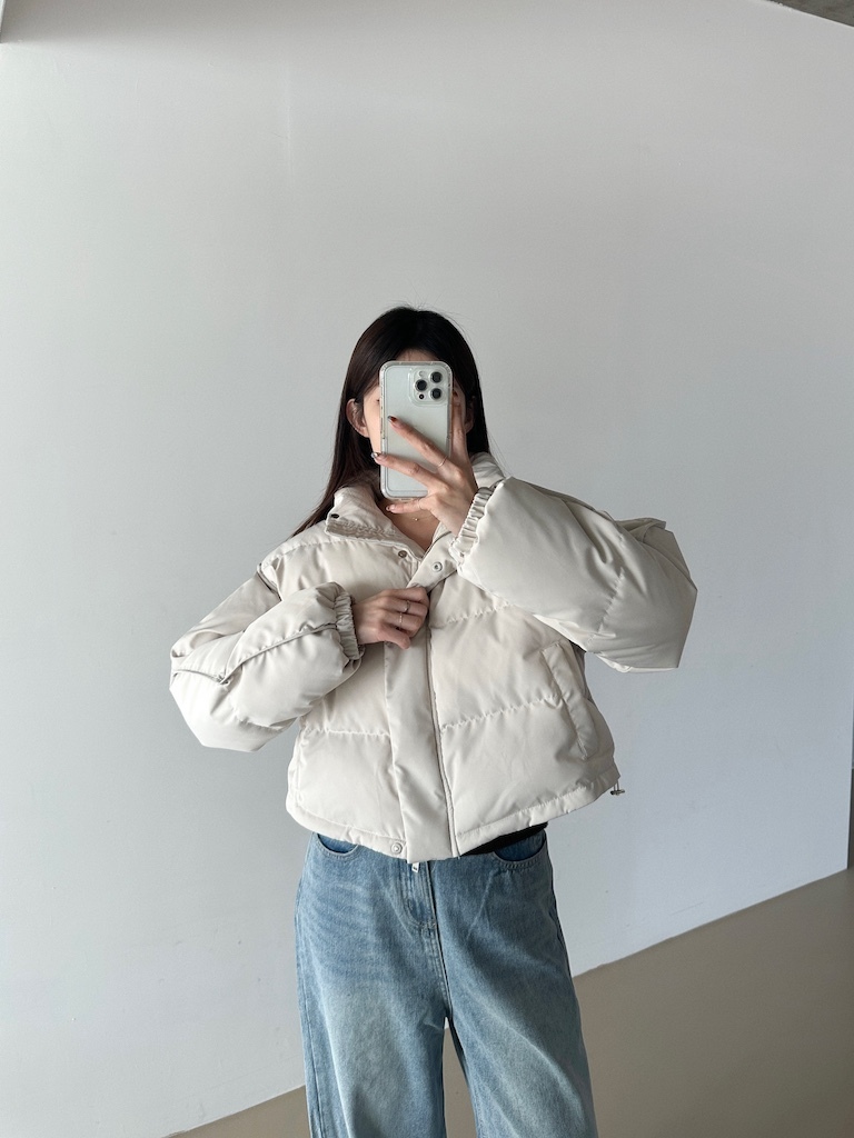 暖呼呼！小立領澎澎羽絨外套