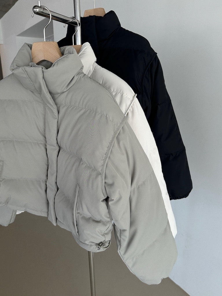 暖呼呼！小立領澎澎羽絨外套