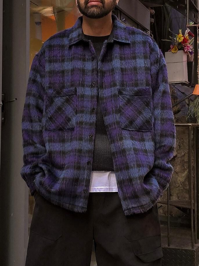 格仔長袖恤衫 alife-023V