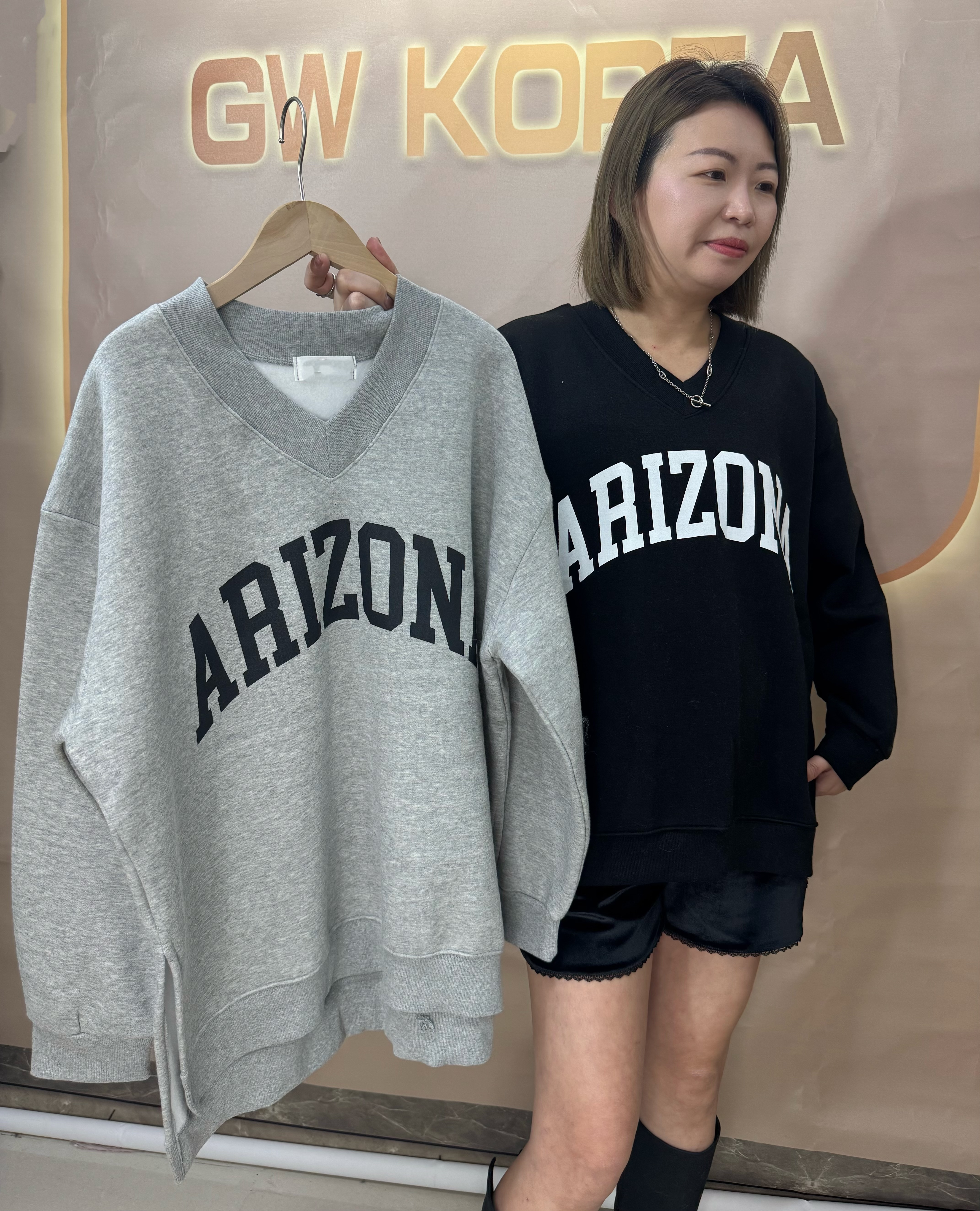 PU251713 V領 ARIZONA 衛衣