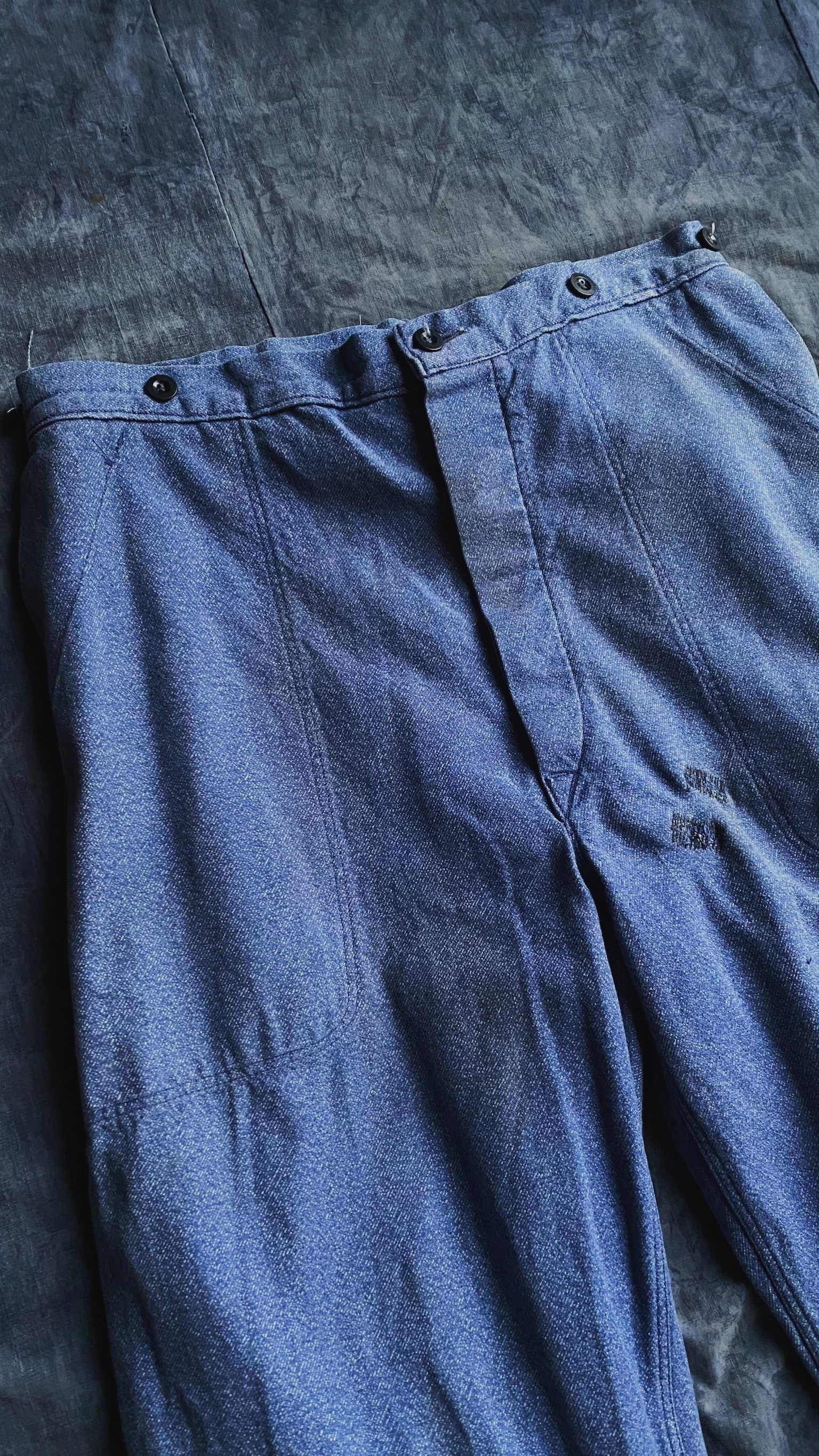 50s–60s French Fire Work Trousers / 法國消防隊勤務工作褲