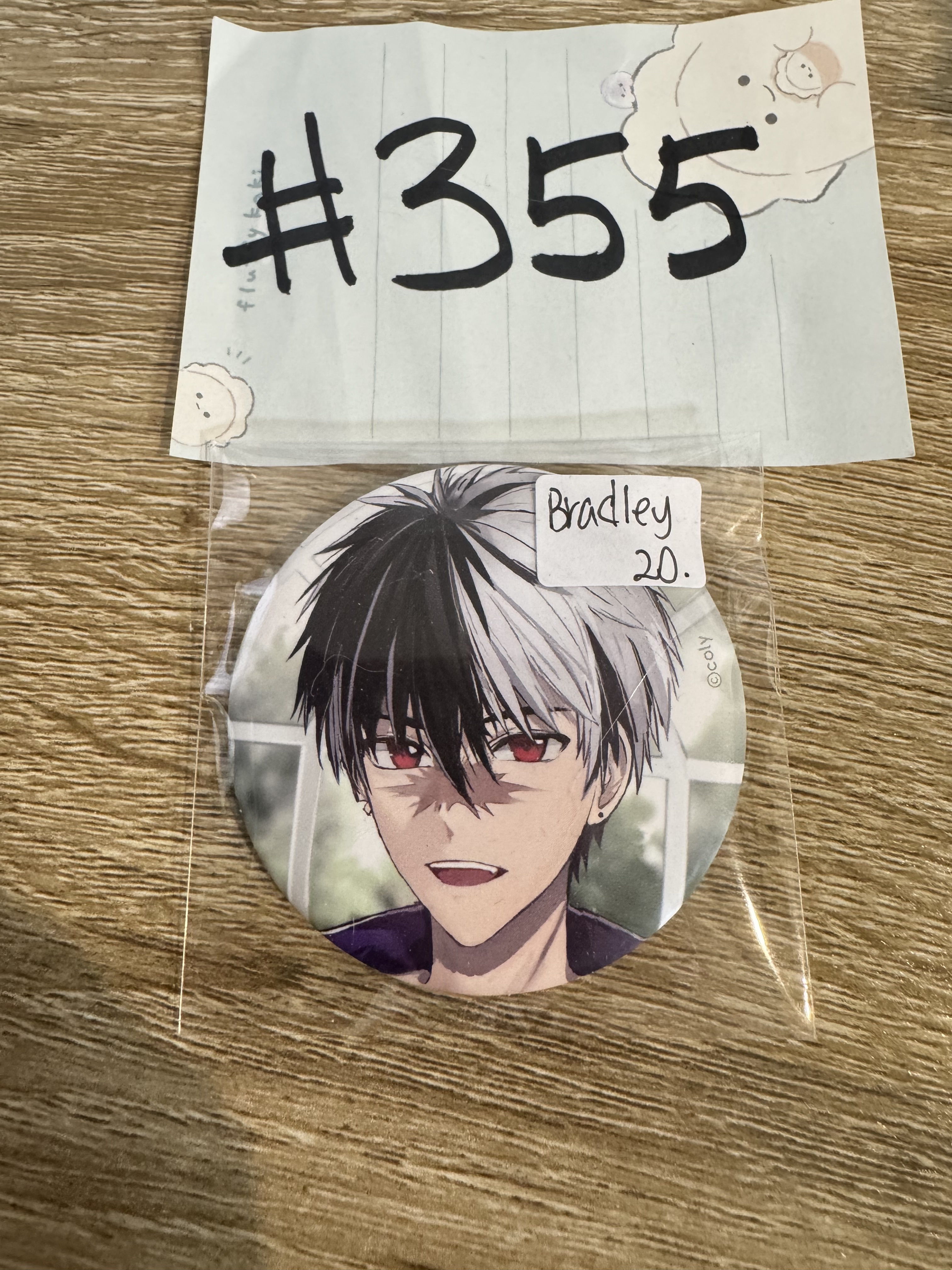 魔法使的約定 BRADLEY 襟章#355