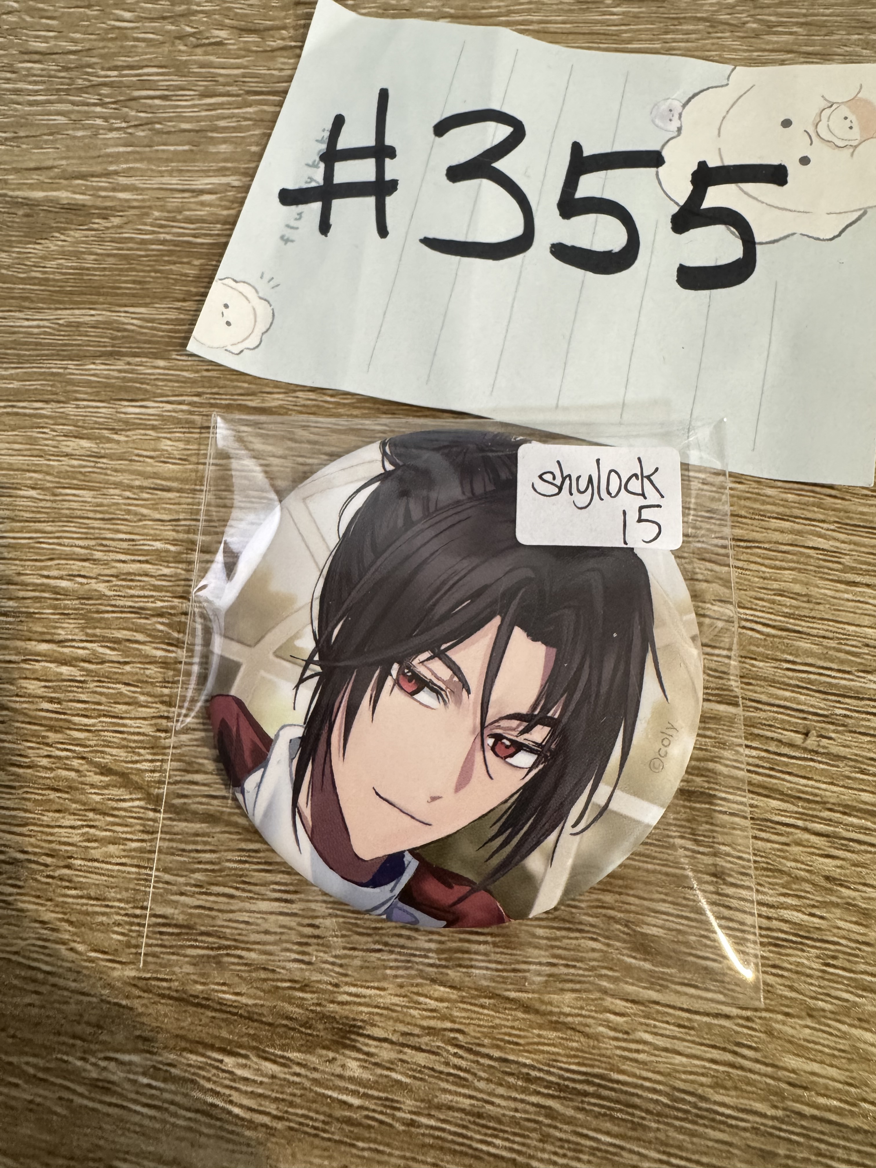 魔法使的約定 SHYLOCK 襟章#355