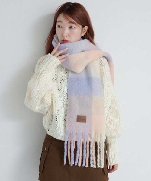 Kastane / Check scarf