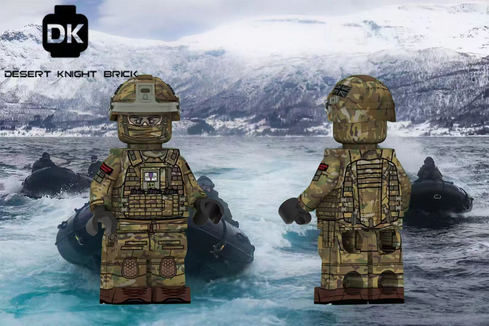 [Desert Knight Brick][Preorder] British Royal Marines [UVprinted]