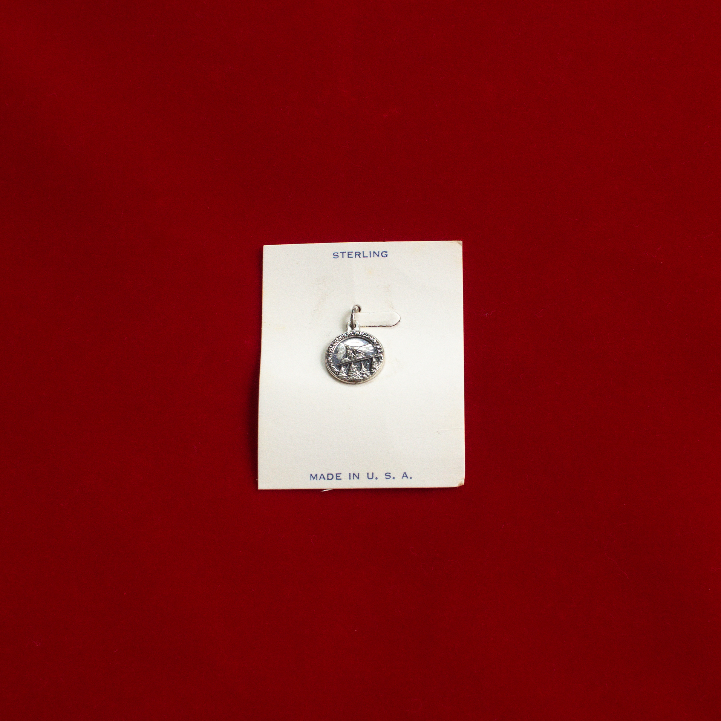 VINTAGE STERLING SILVER PENDENT 美國製 純銀 雪橇 墜飾