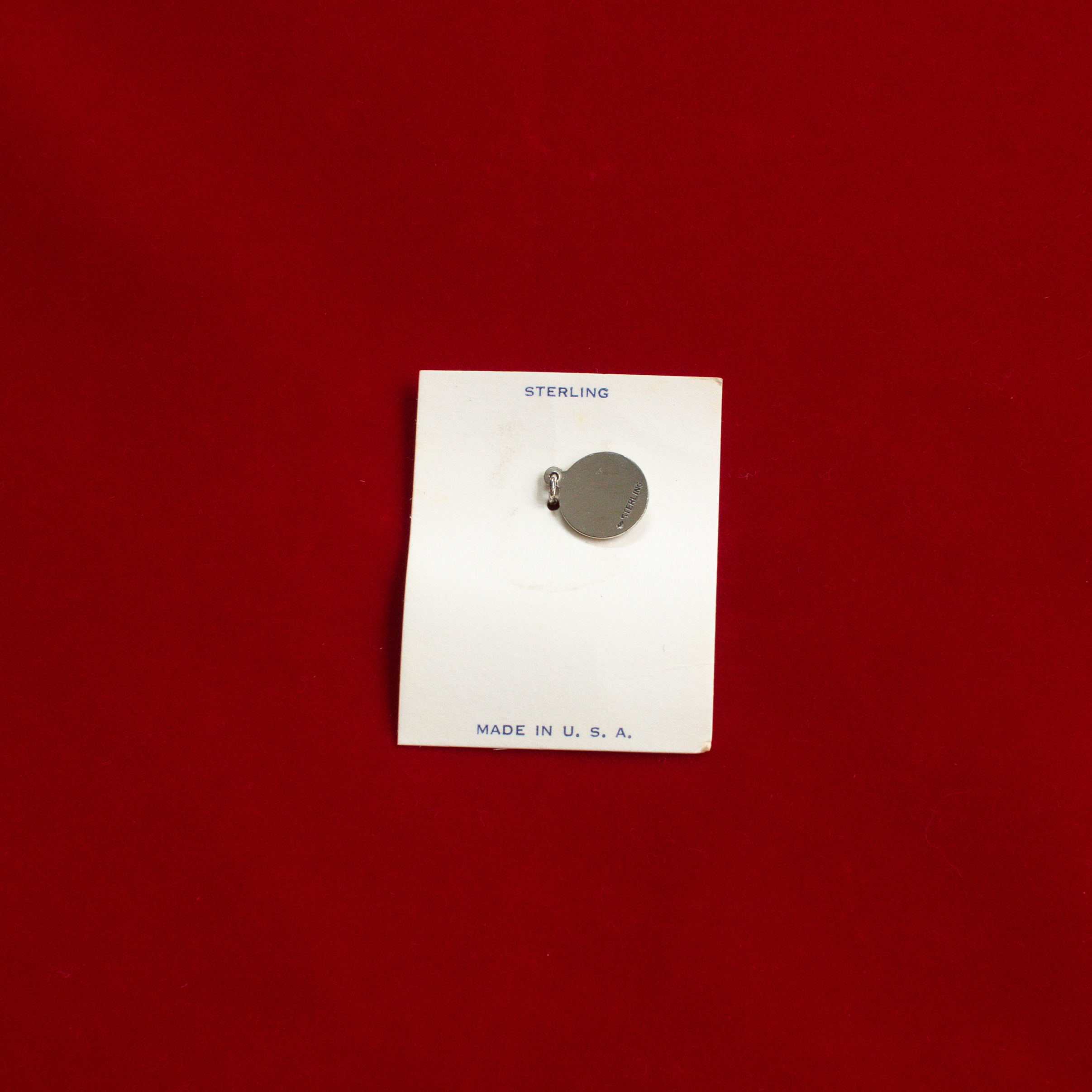 VINTAGE STERLING SILVER PENDENT 美國製 純銀 雪橇 墜飾