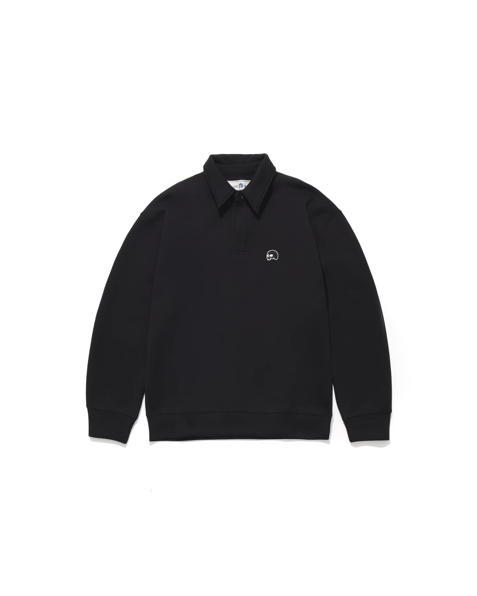 AES Skull Logo Scuba Long-Sleeve Polo Shirt