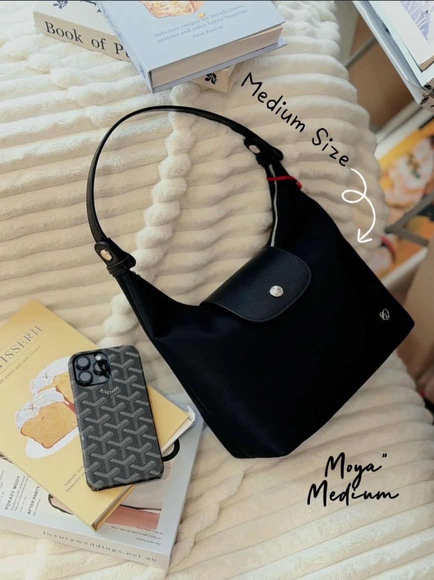 泰國 PONY MOYA 牛角麂皮&尼龍包 中號