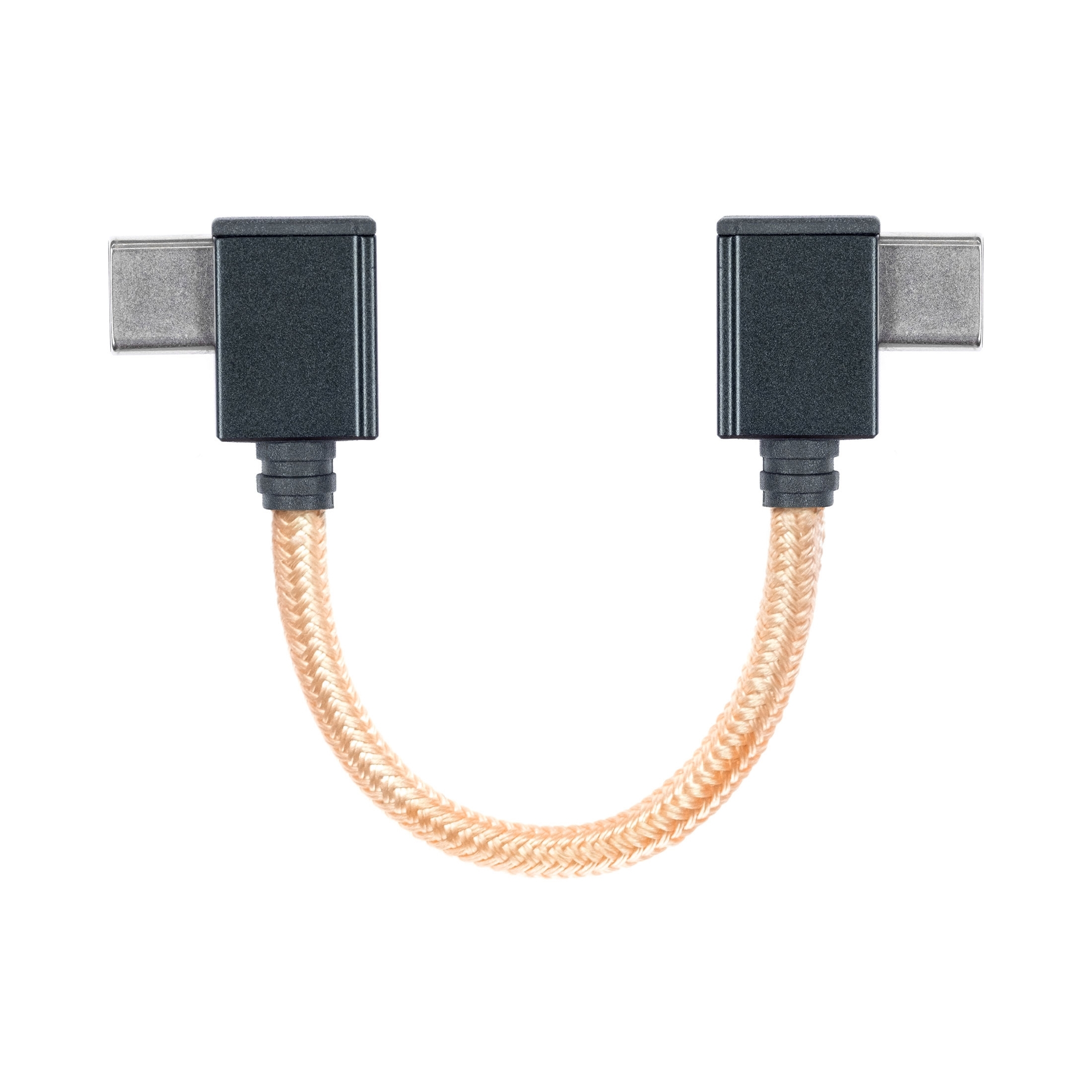 英國 iFi – 90°USB-C OTG 數碼訊號L型短線 | Type-C > Type-C | OFHC導體