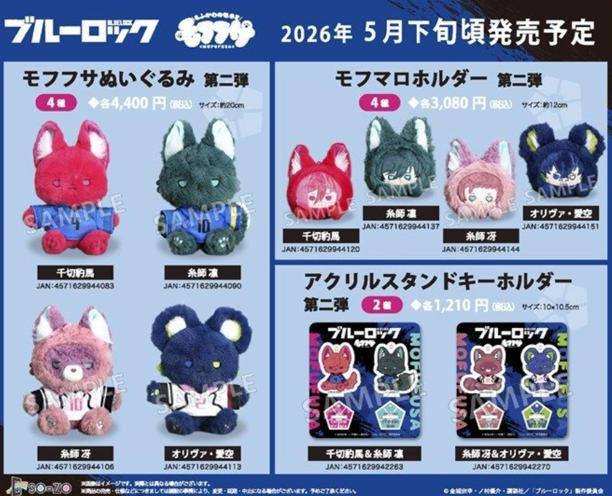 [代購][預訂] BLUELOCK 獸化系列 第二彈