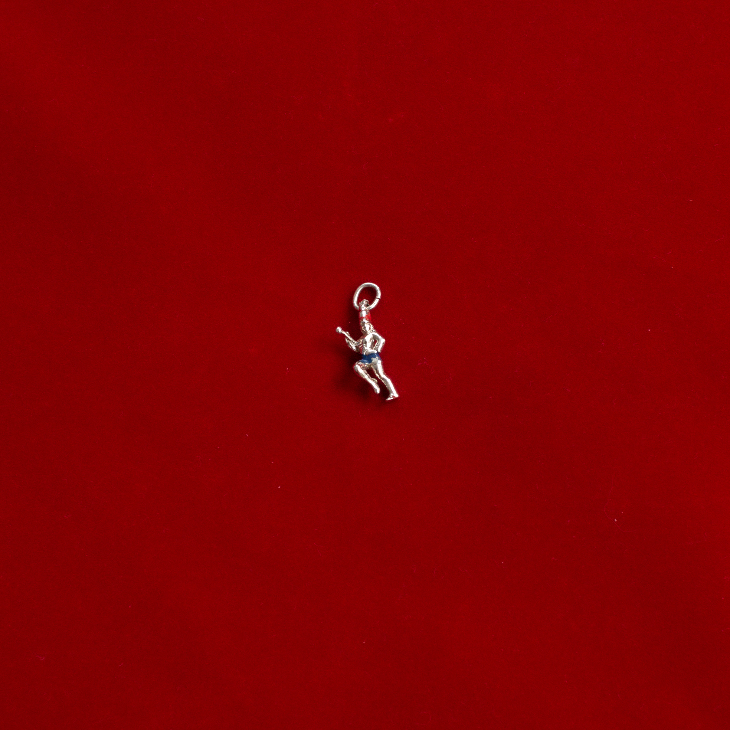 VINTAGE STERLING SILVER PENDENT 美國 純銀 儀隊 立體 墜飾