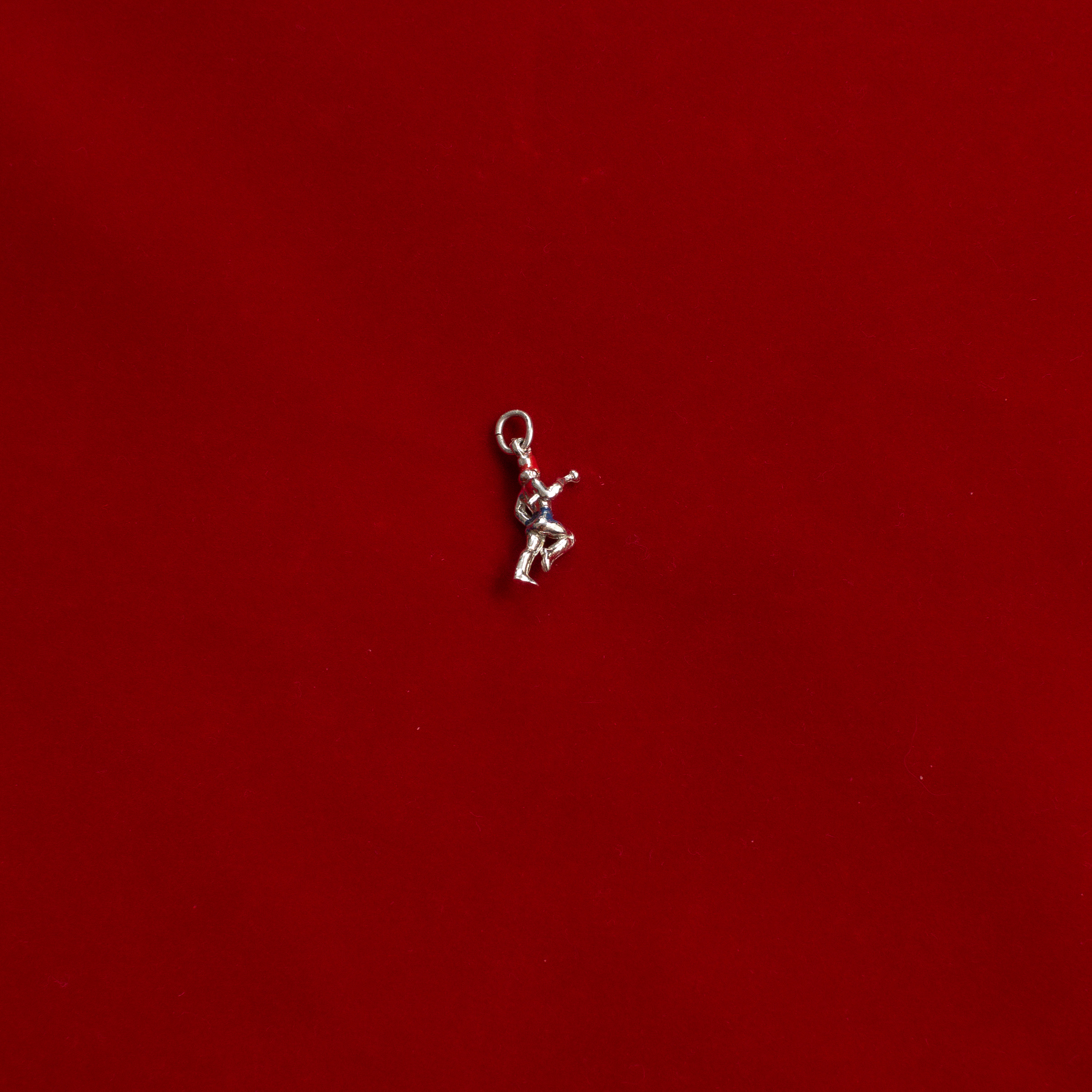 VINTAGE STERLING SILVER PENDENT 美國 純銀 儀隊 立體 墜飾