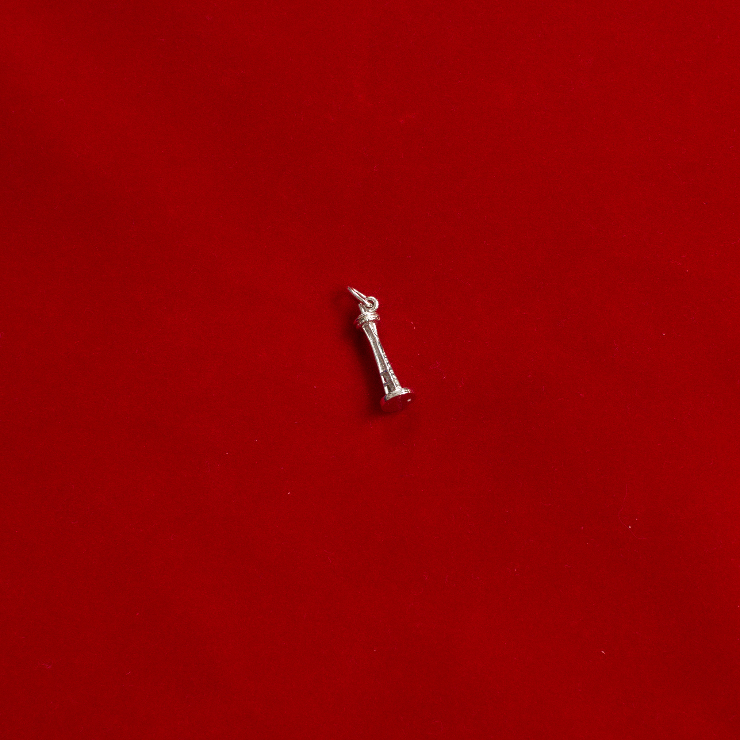 VINTAGE STERLING SILVER PENDENT 美國 純銀 西雅圖 太空針塔 墜飾