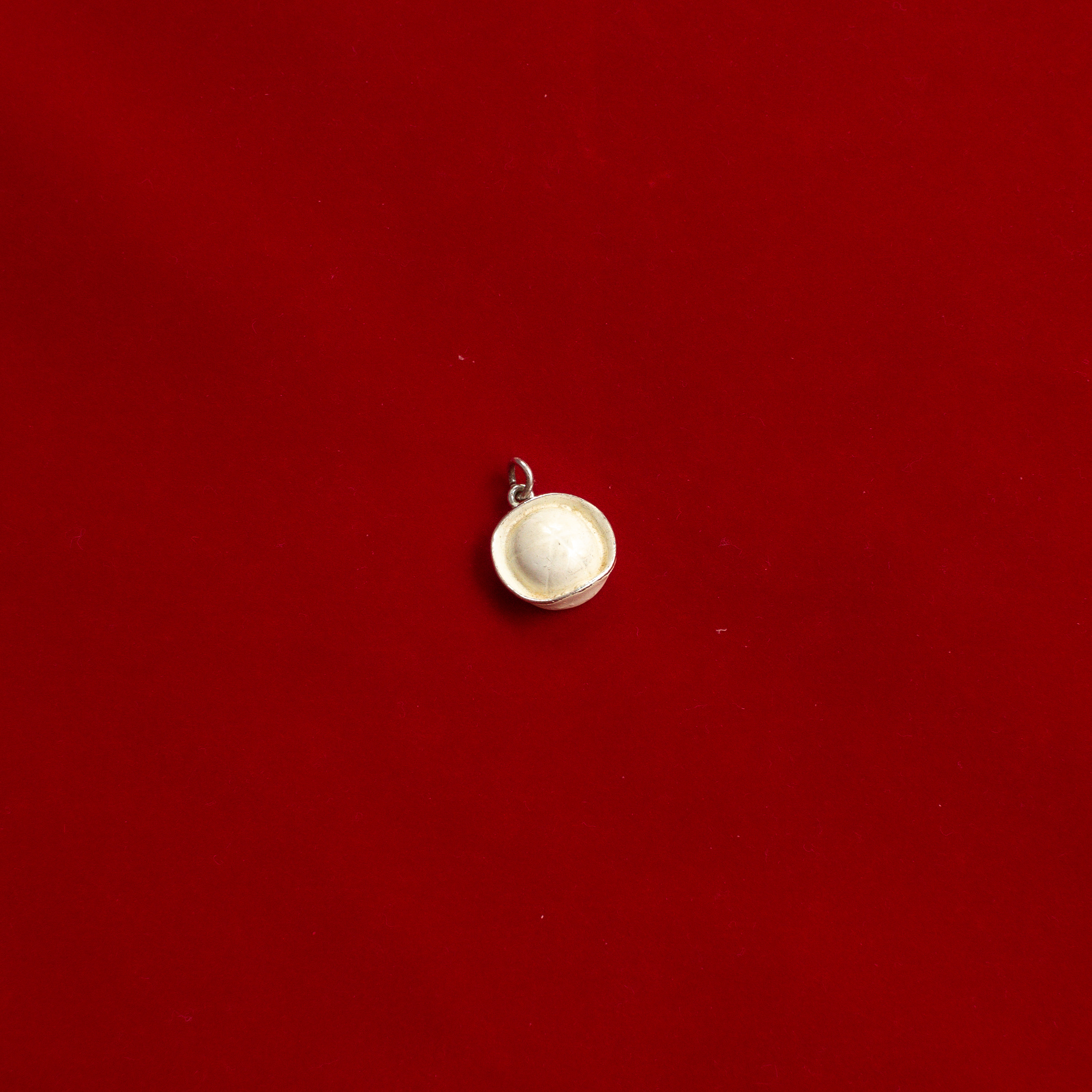 VINTAGE STERLING SILVER PENDENT 美國 純銀 海軍 水手帽 立體 墜飾