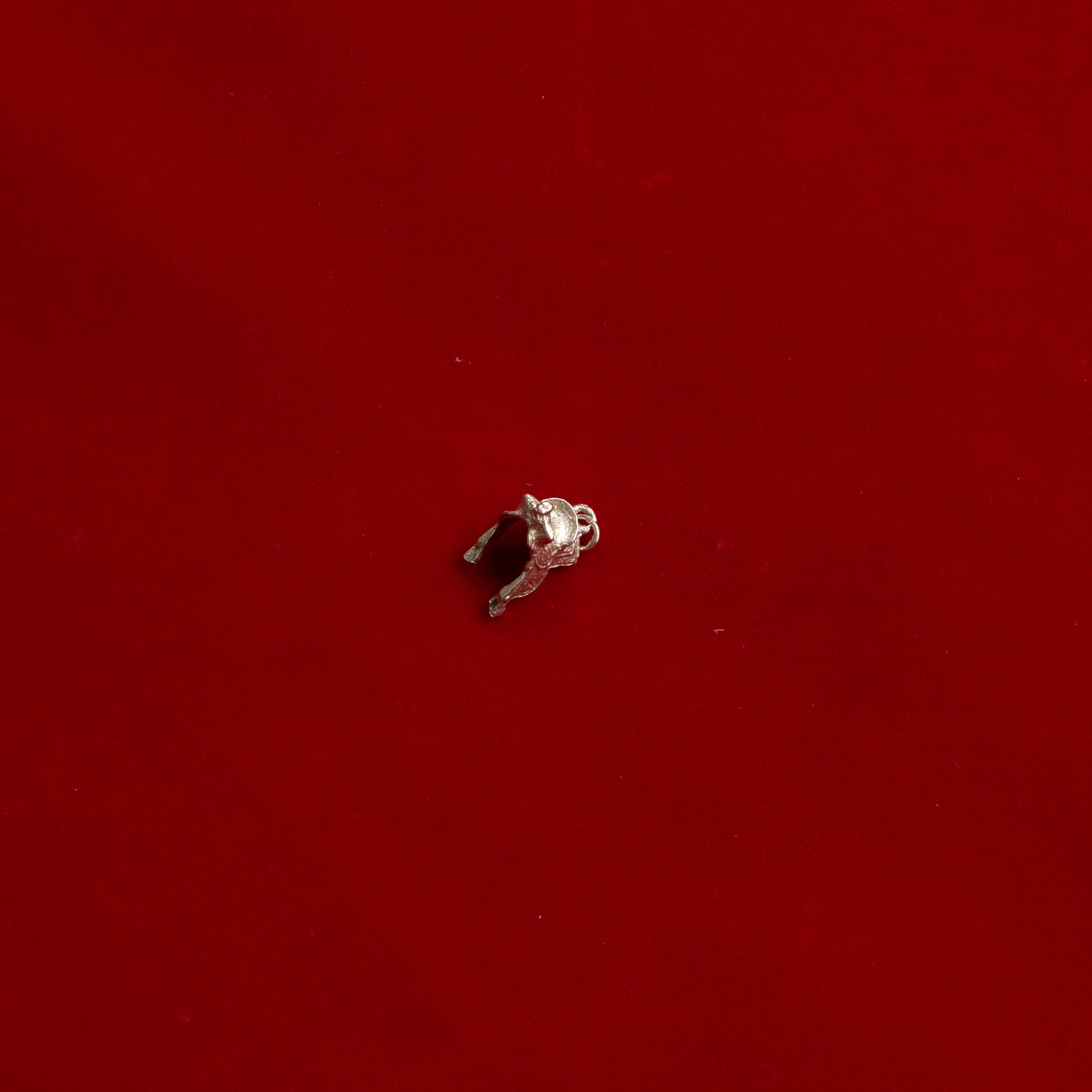 VINTAGE STERLING SILVER PENDENT 美國 純銀 西部牛仔 馬鞍 立體 墜飾