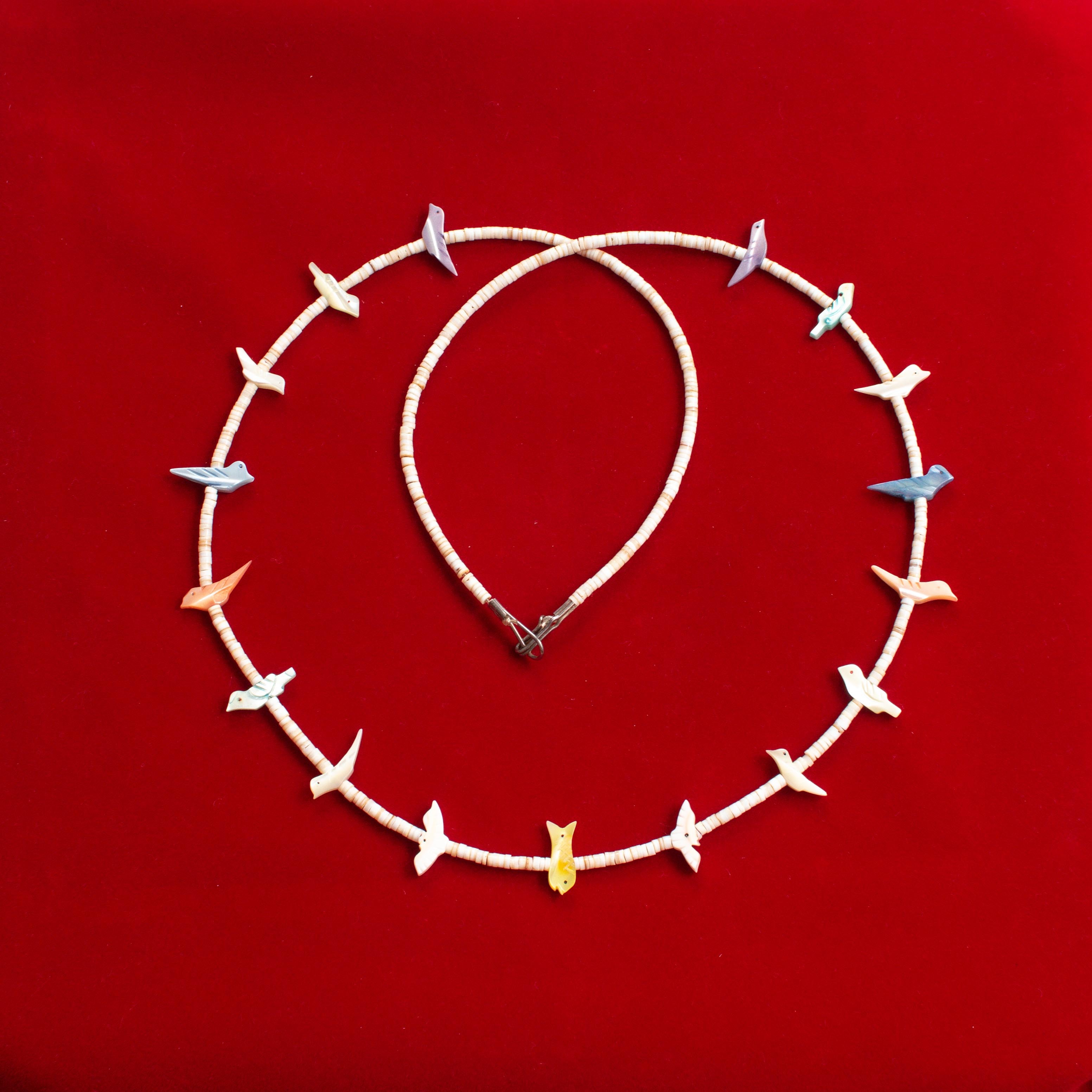 ZUNI ANIMAL NECKLACE 美國 原住民 祖尼族 動物 雕刻 項鍊 C