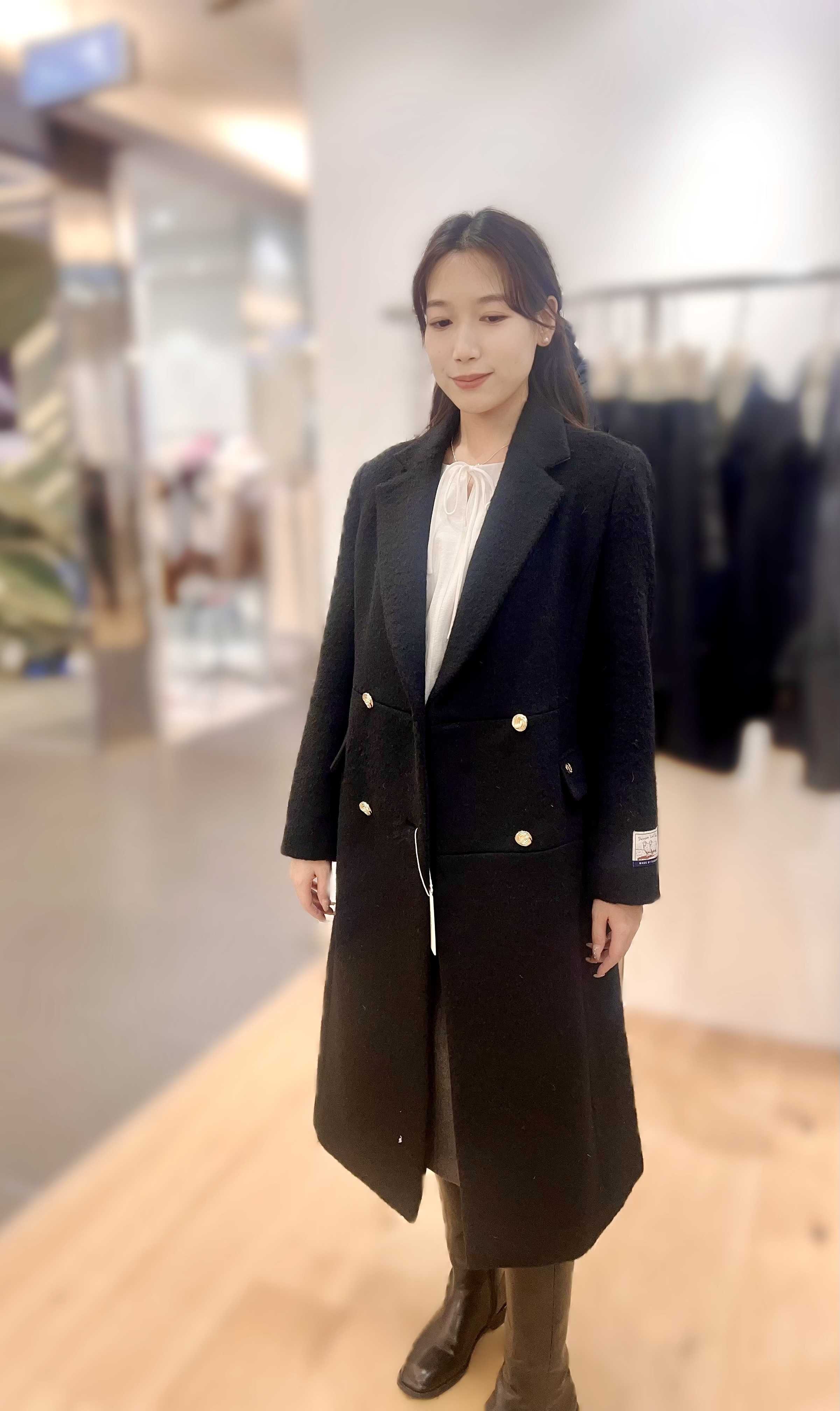 BZ07  高級羊毛氣質長縷    胸40 腰36 長45 $1699 (一口價)  100 ％羊毛  MERINO WOOL 校長自留款❤️