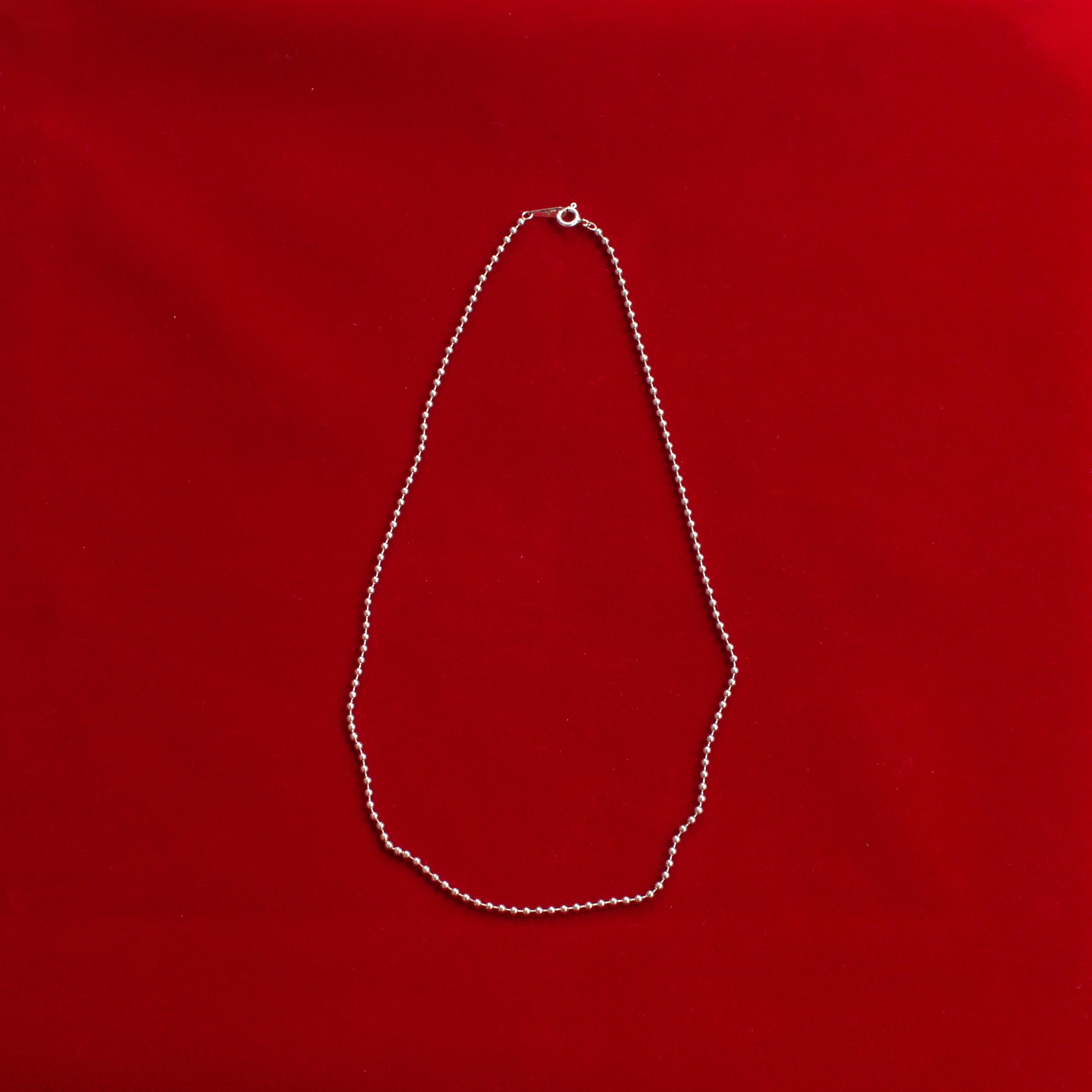 VINTAGE STERLING SILVER NECKLACE 純銀 項鍊 A