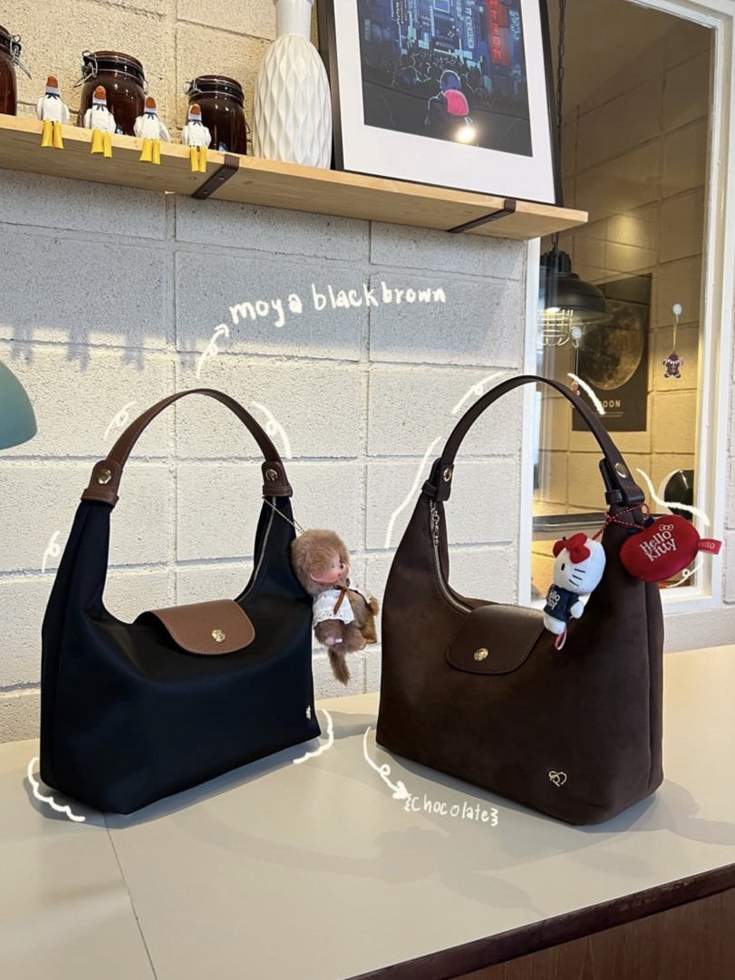 泰國 PONY MOYA 牛角麂皮&尼龍包 大號