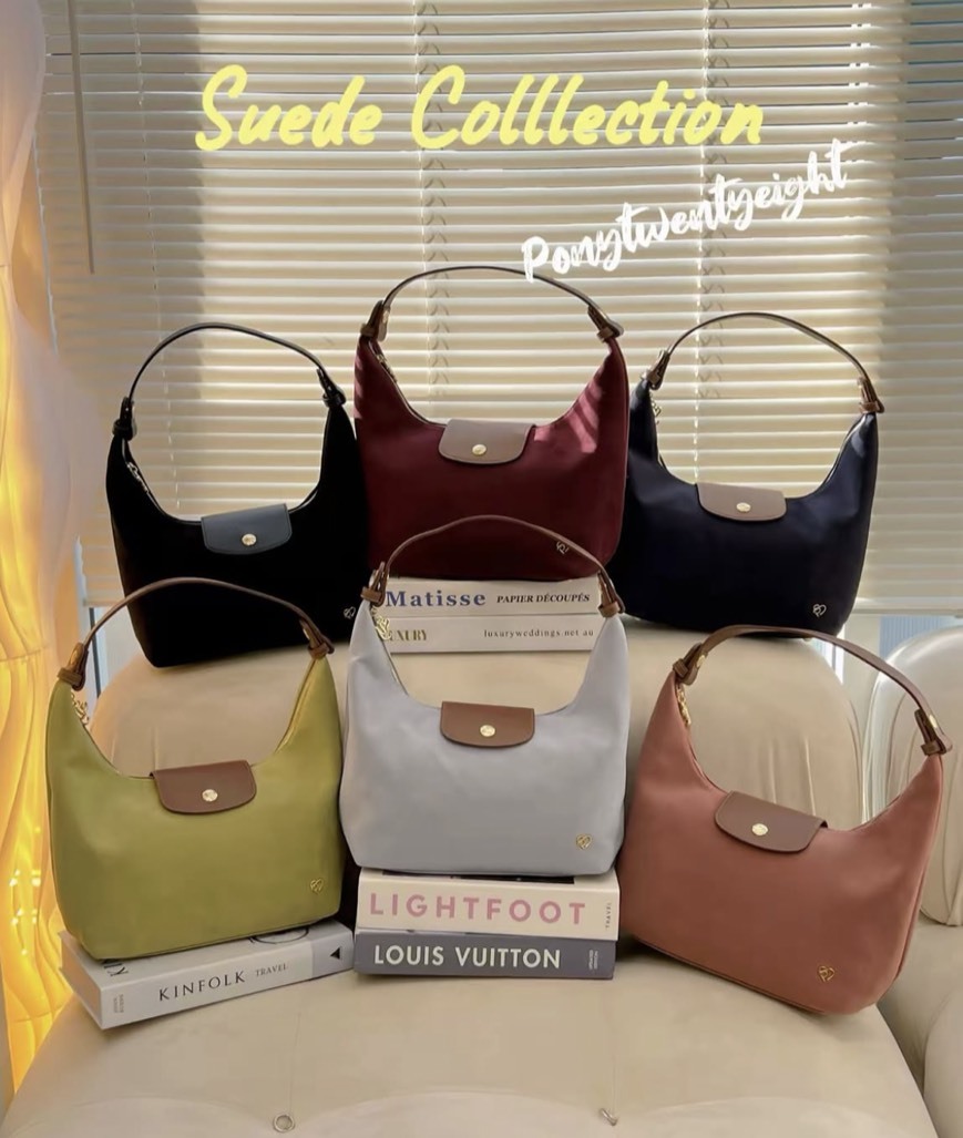 泰國 PONY MOYA 牛角麂皮&尼龍包 大號