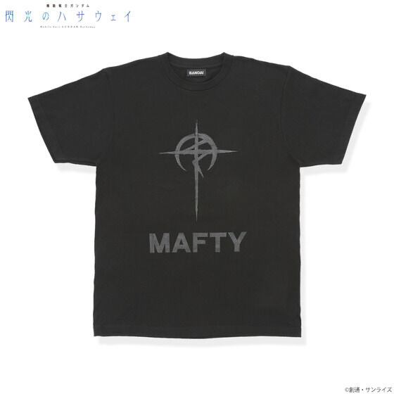 242632 Pbandai 預訂 2026/2月 機動戦士ガンダム 閃光のハサウェイ BLACKシリーズ マーク Tシャツ マフティーモデル