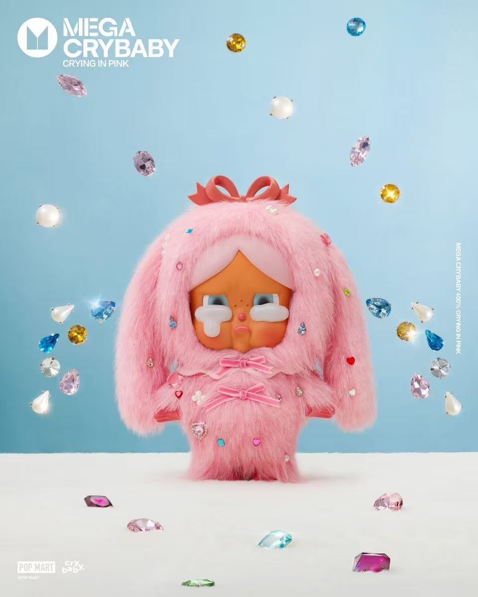 POPMART MEGA CRYBABY 400% 淚晶晶手辦